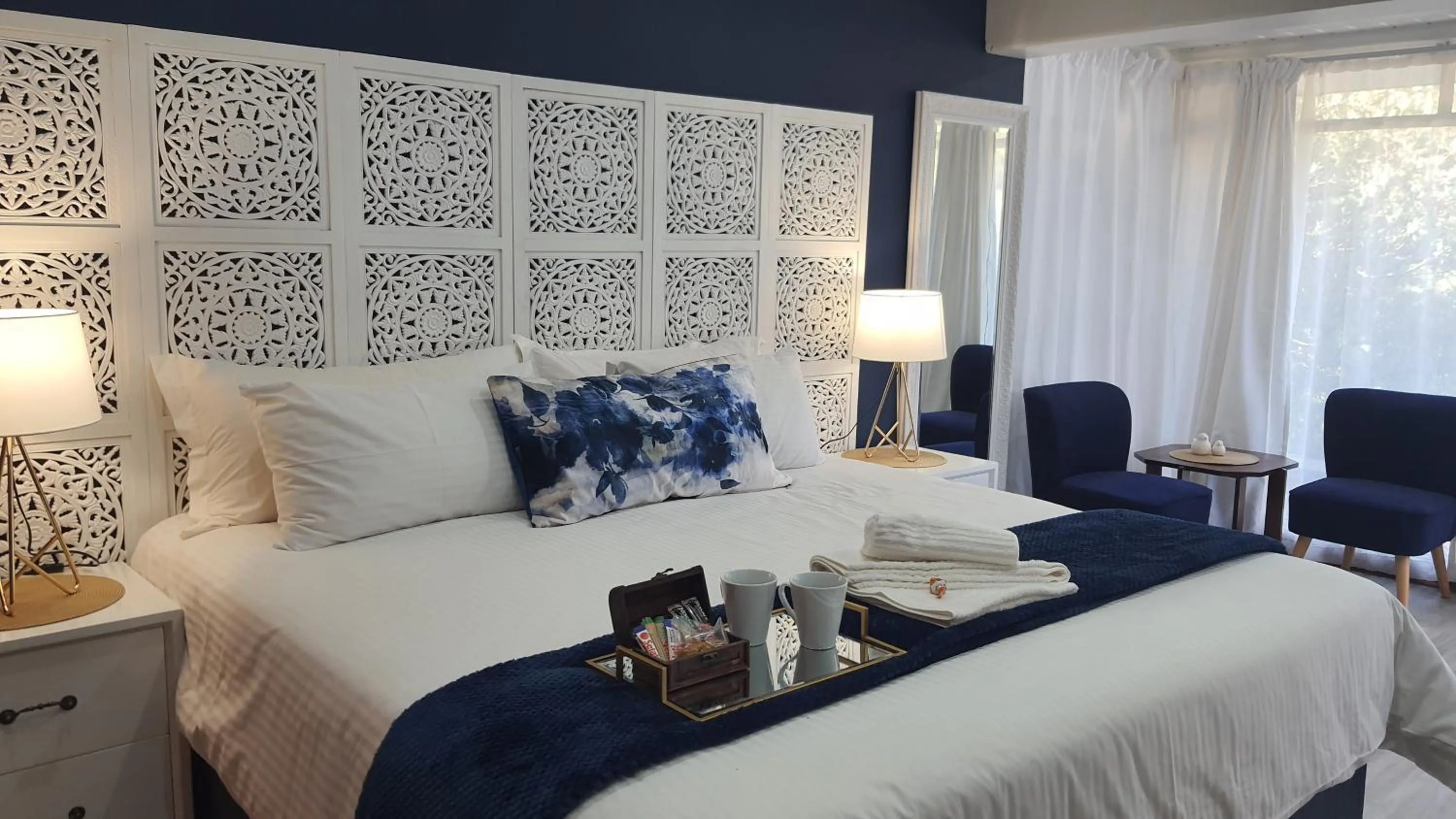 View (from property/room), Bed in Gemstone Guest House