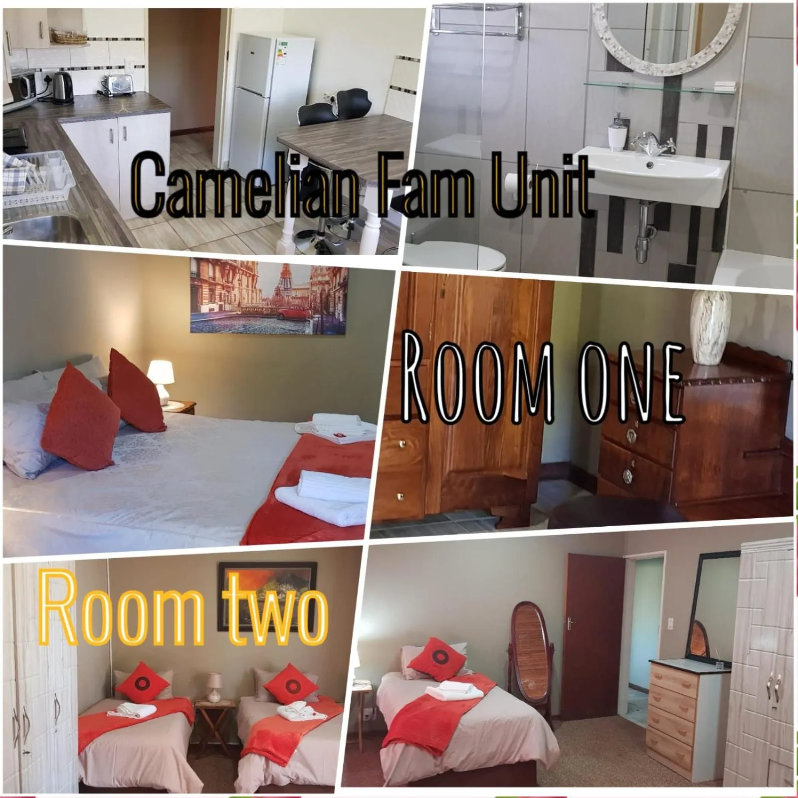 Text overlay in Gemstone Guest House