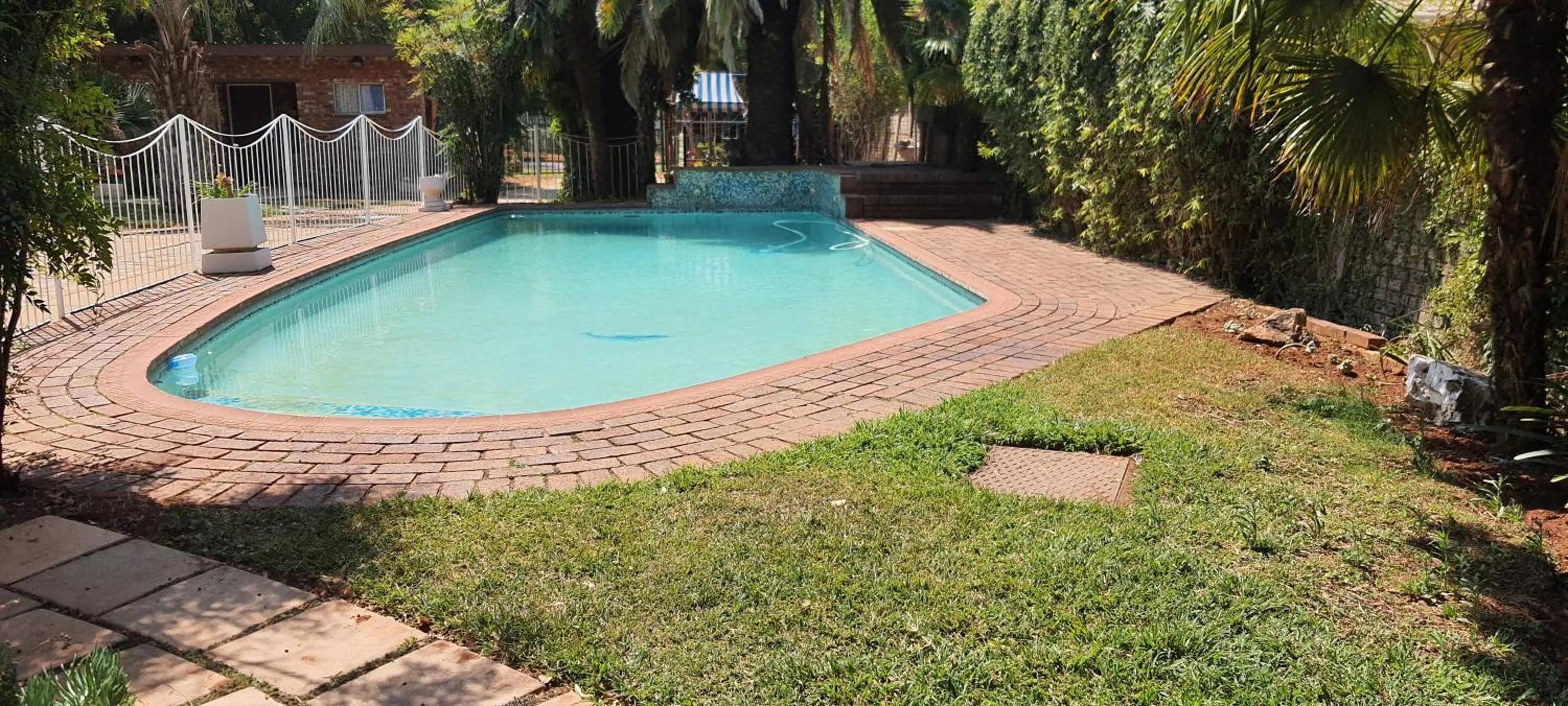 Pool view in Gemstone Guest House