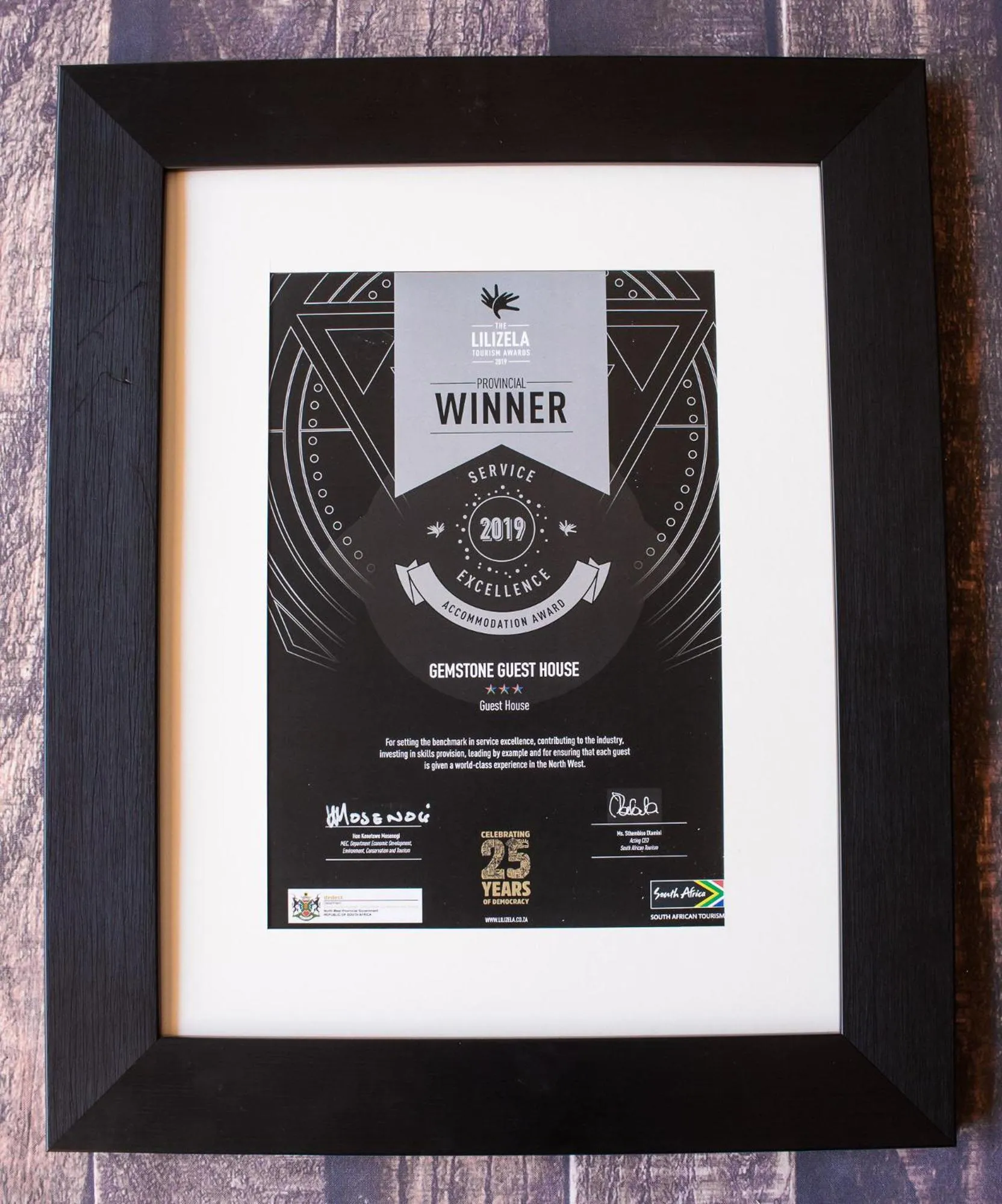 Certificate/Award in Gemstone Guest House