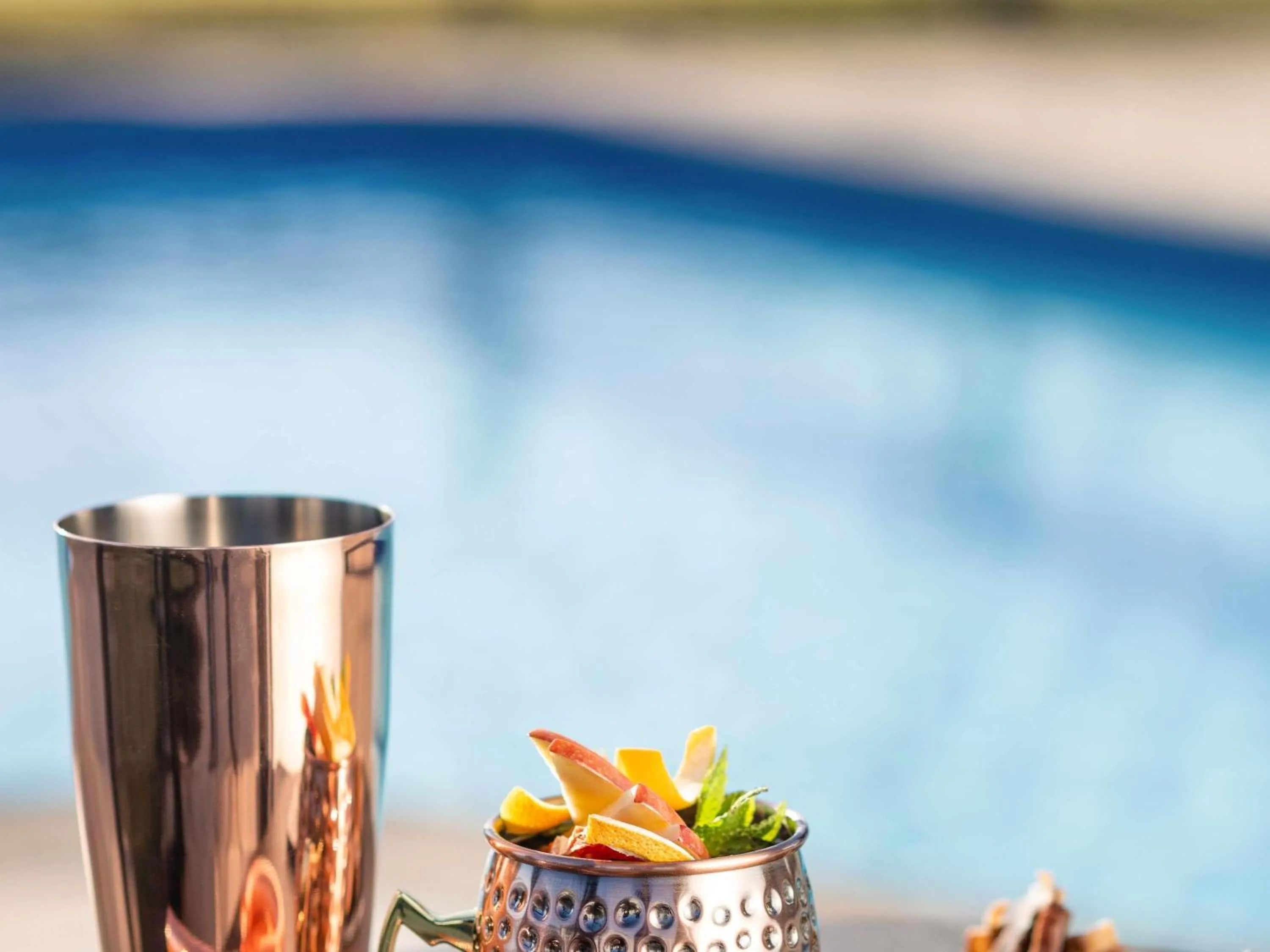 Pool view in Mercure Hotel Windhoek