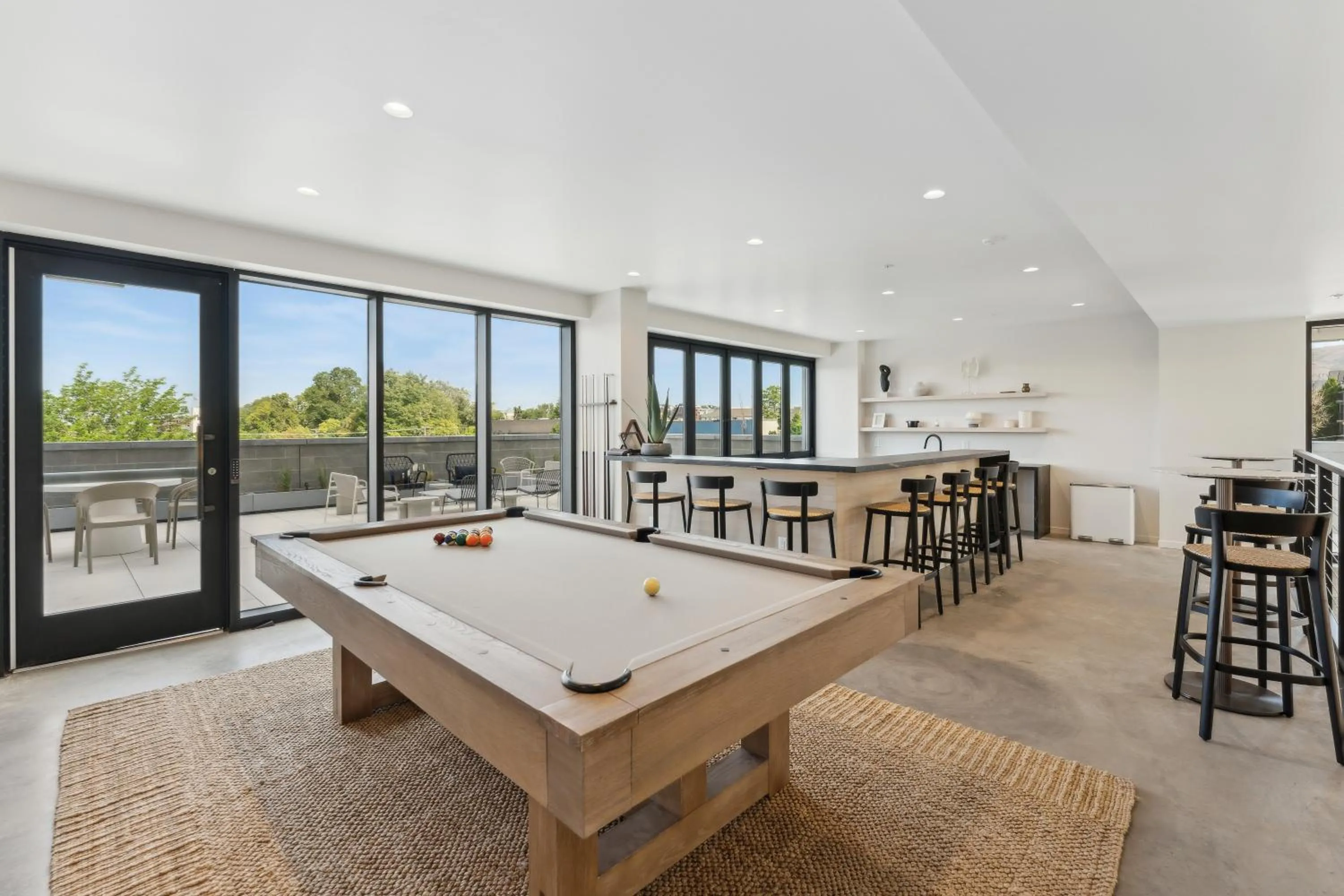 Billiard in Placemakr Salt Lake City