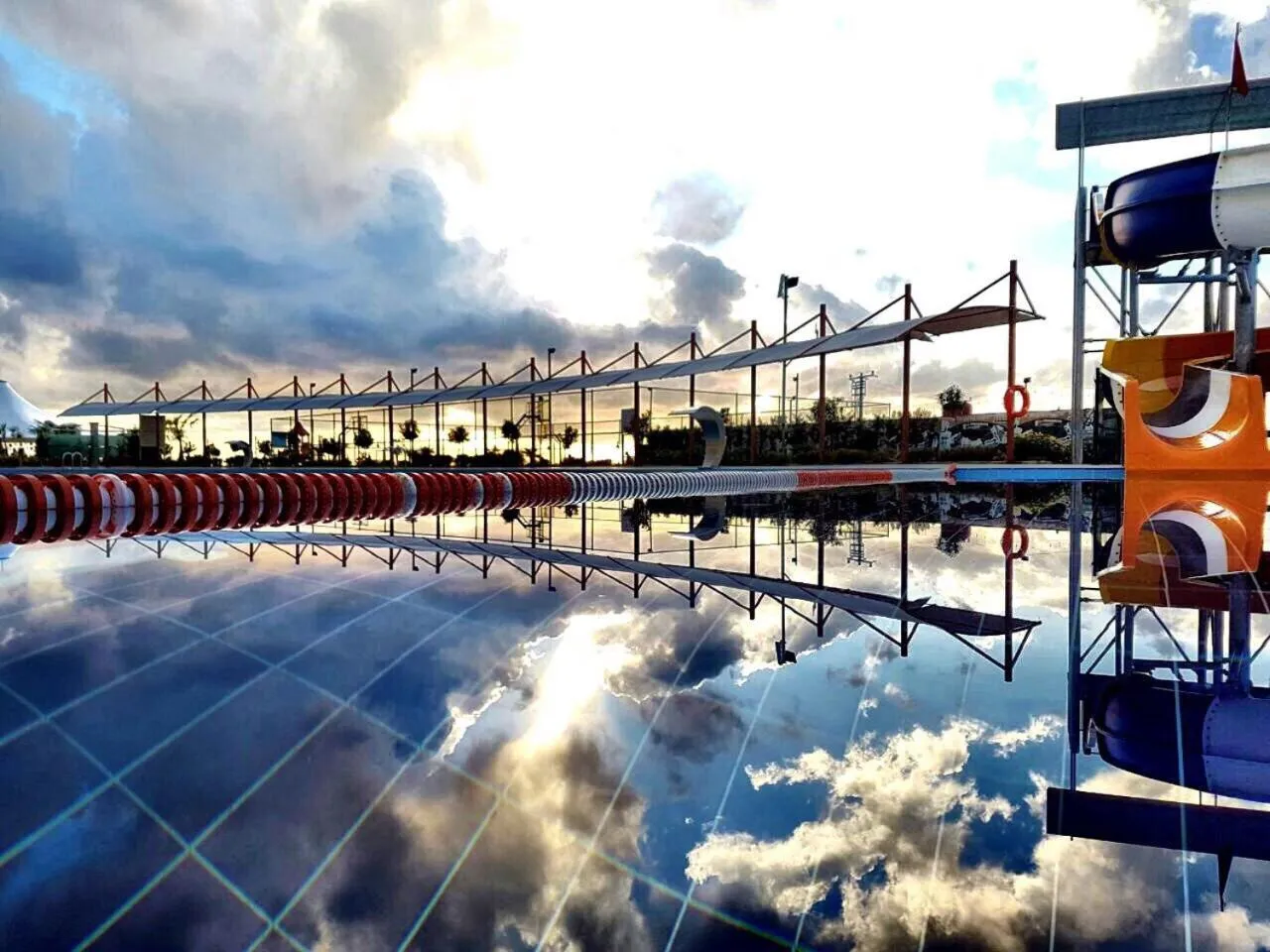 Swimming pool in Hattusa Vacation Thermal Club Erzin