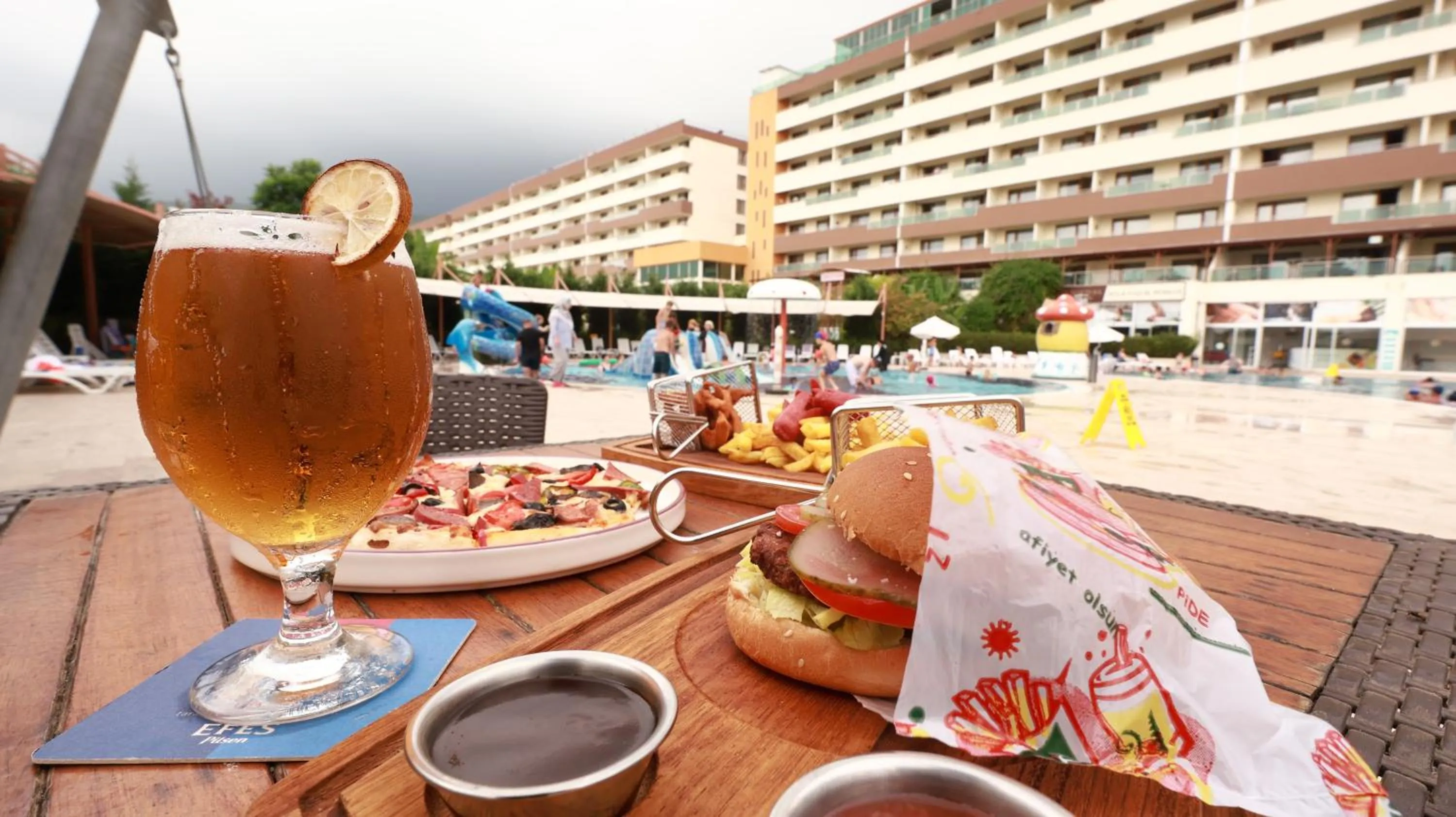Food and drinks in Hattusa Vacation Thermal Club Erzin