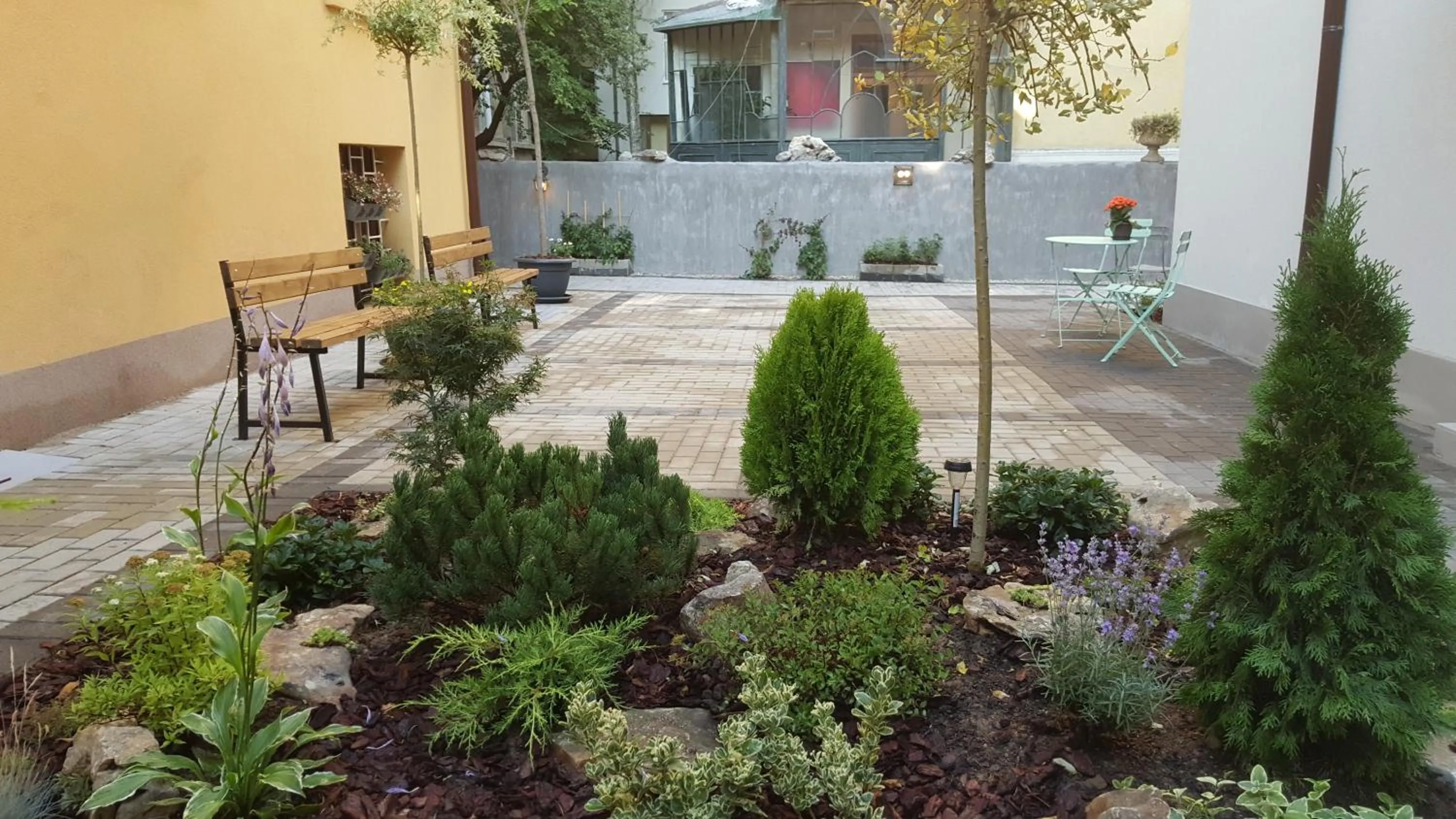 Garden view in 5 Vintage Guest House