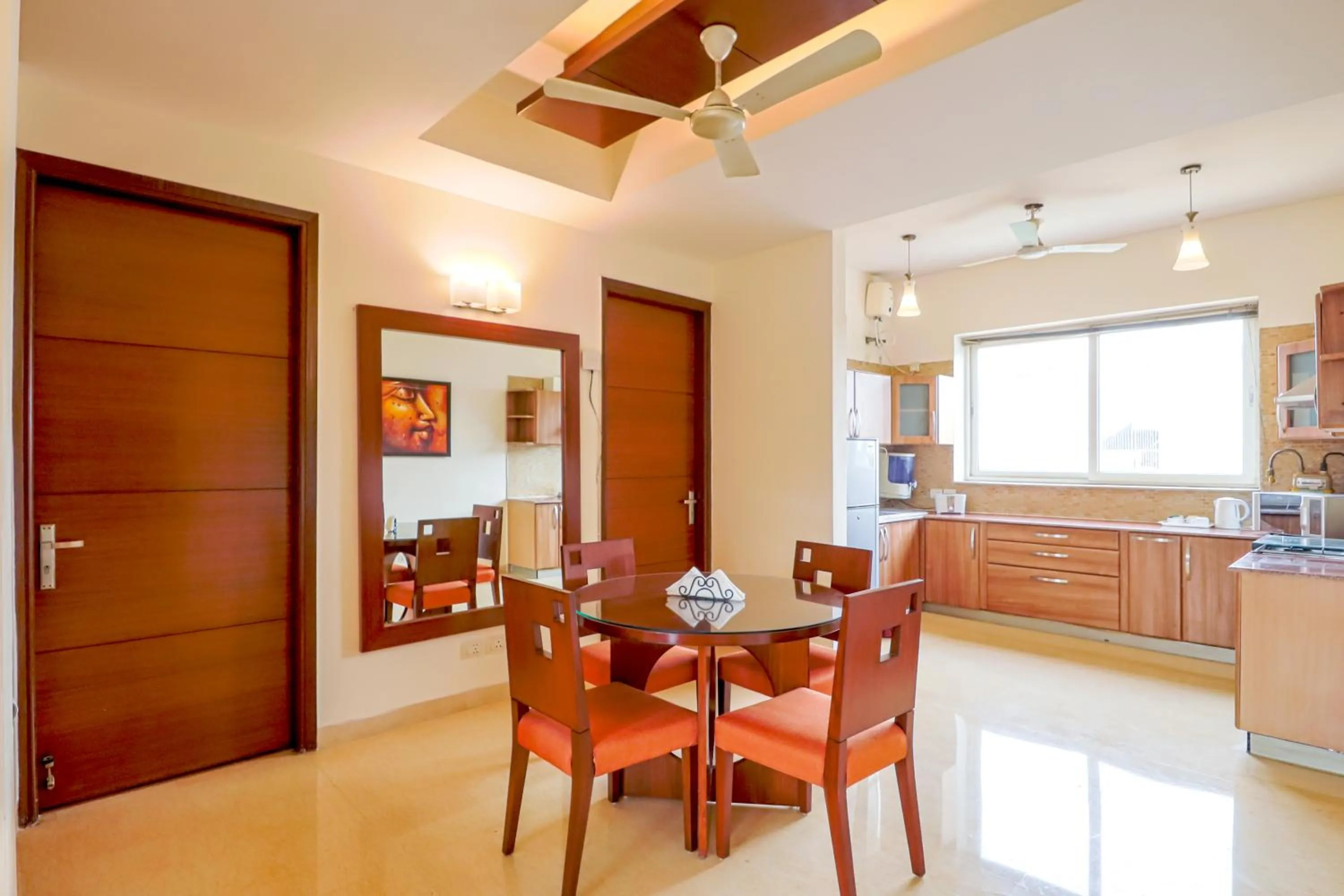 Dining area in Ahuja Residency Noida