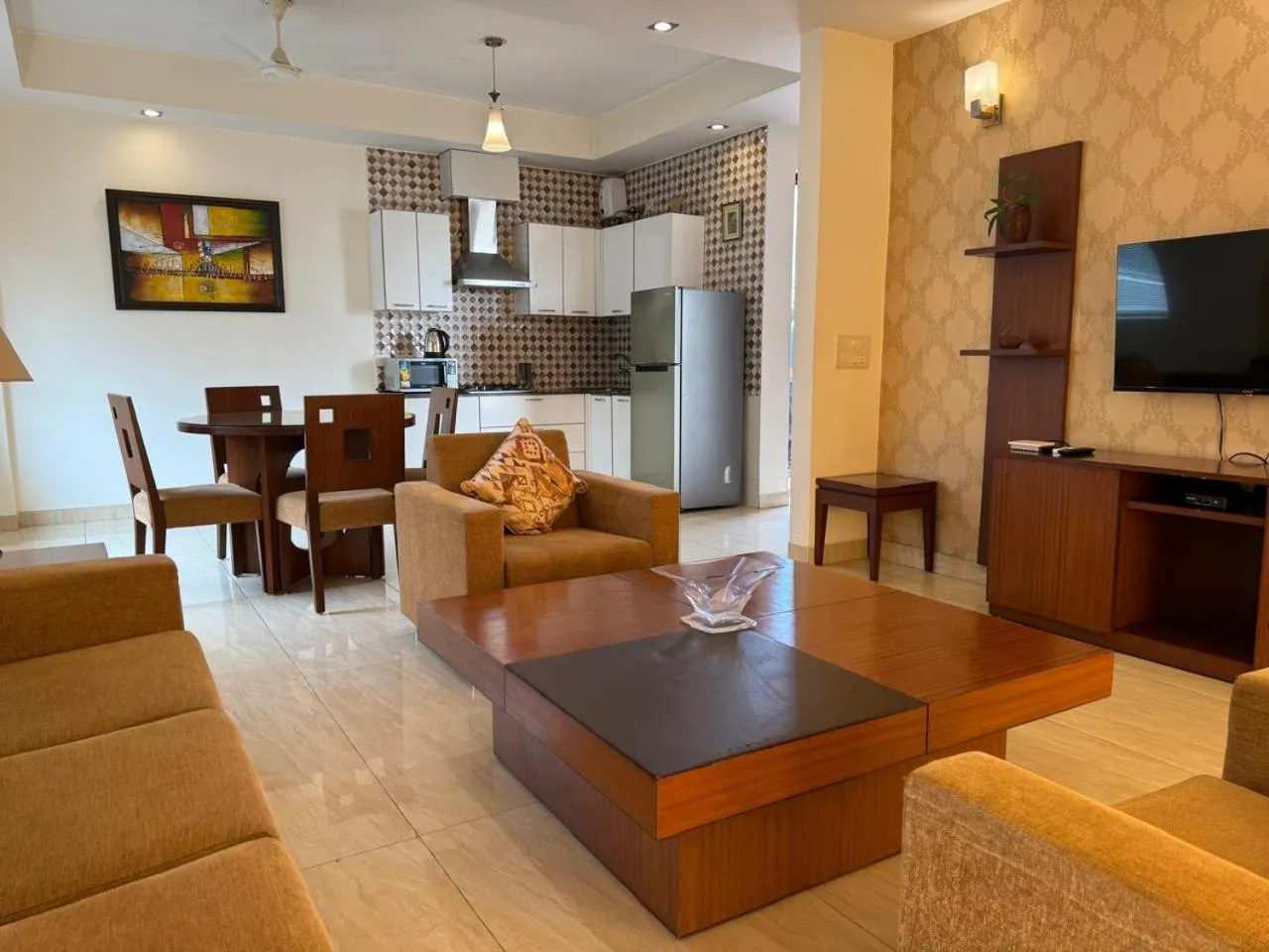 Living room in Ahuja Residency Noida