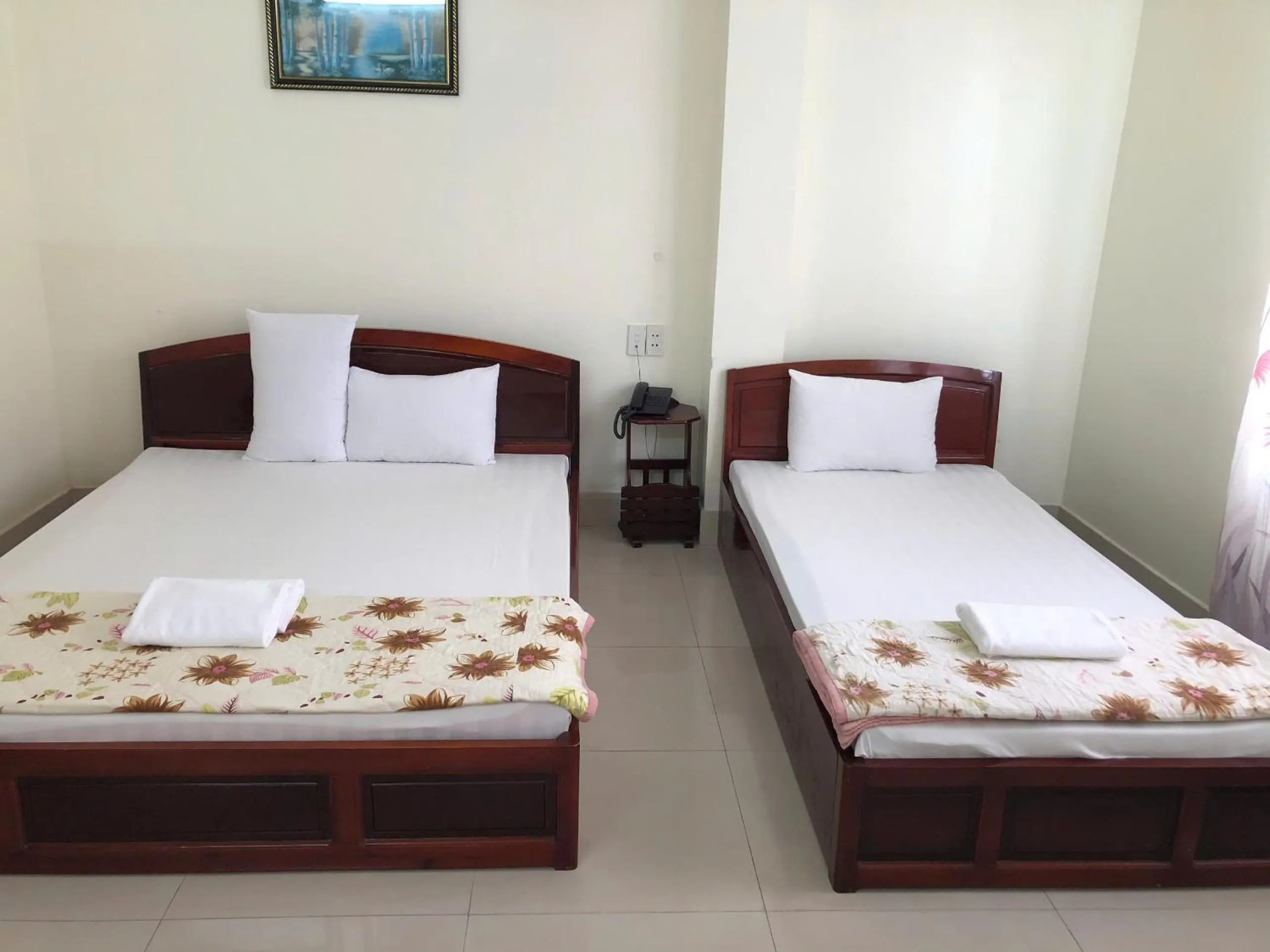Bed in Thinh Khang Hotel Vung Tau