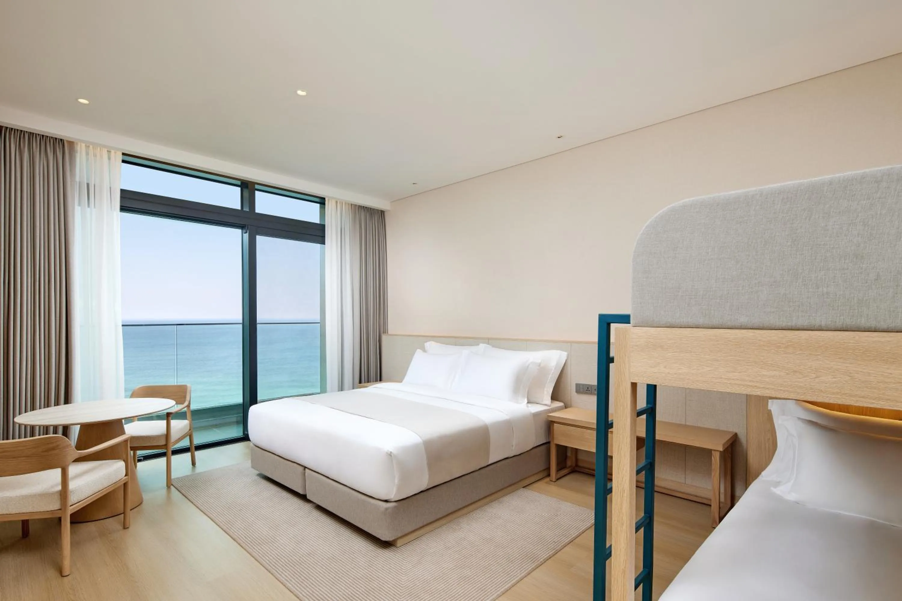 Bed in Shillamonogram Gangneung Hotel