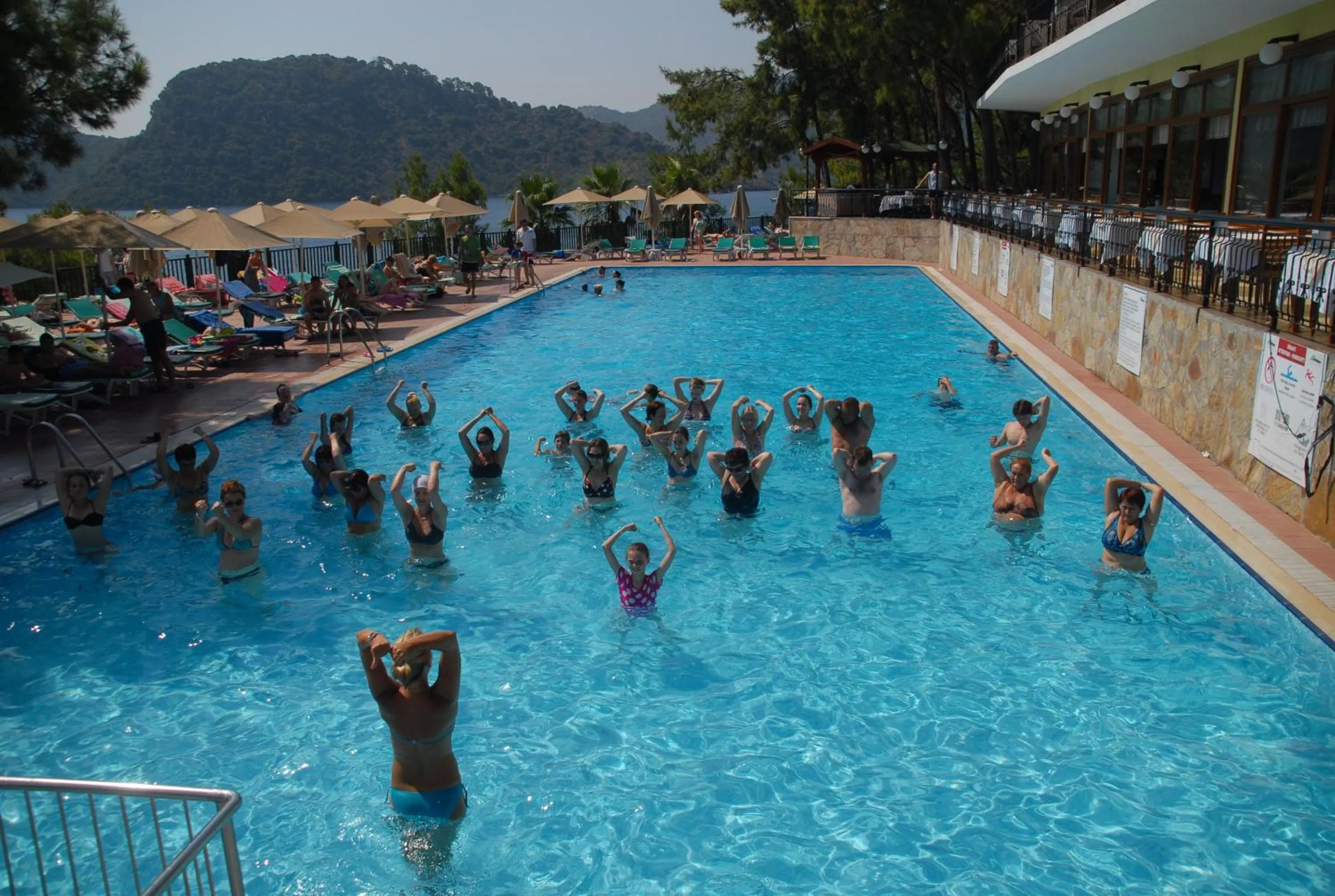 Swimming pool in Marmaris Park Hotel