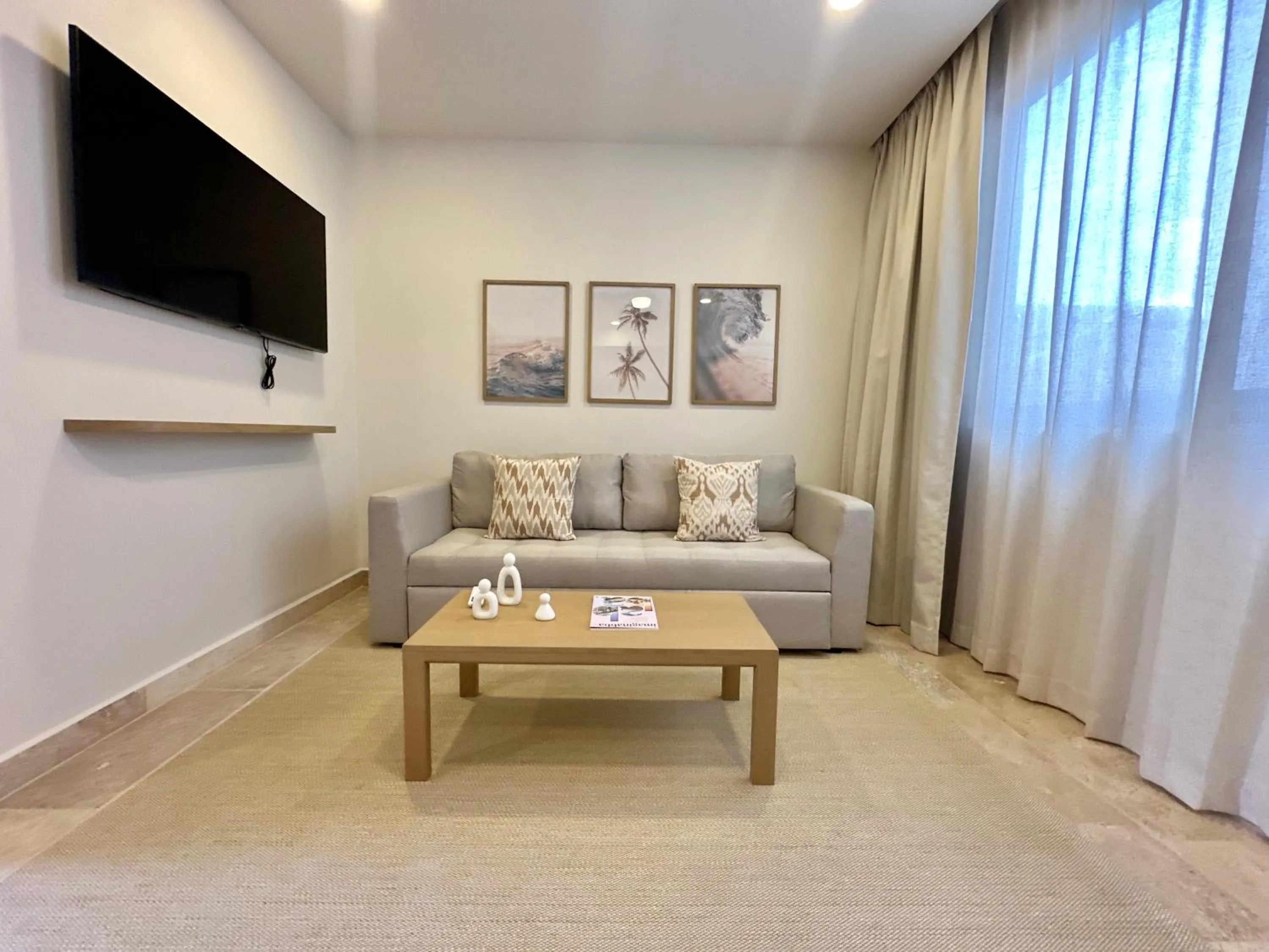 Living room in abba Suites Playa del Carmen