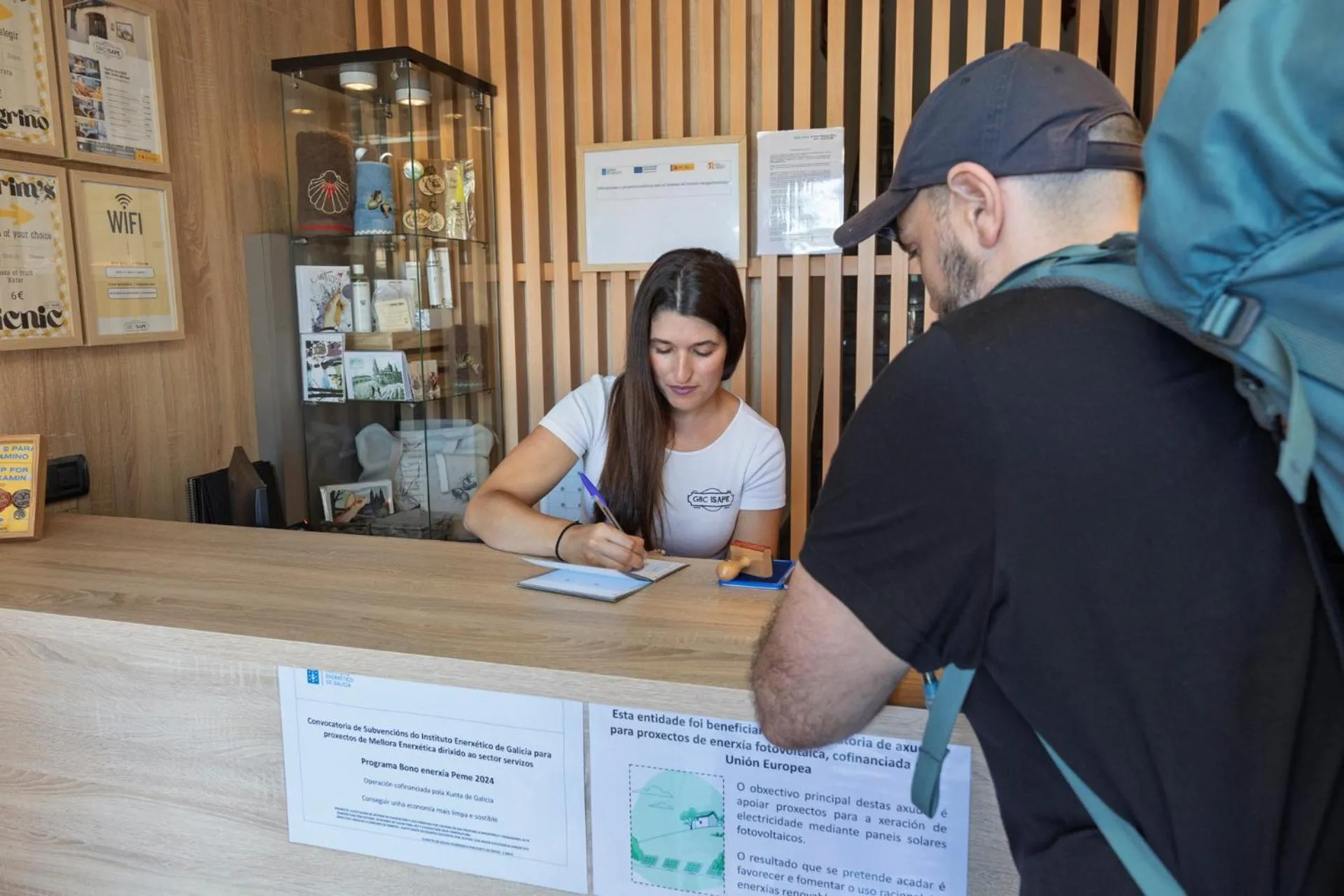 Lobby or reception in Hotel Restaurante Isape GBC