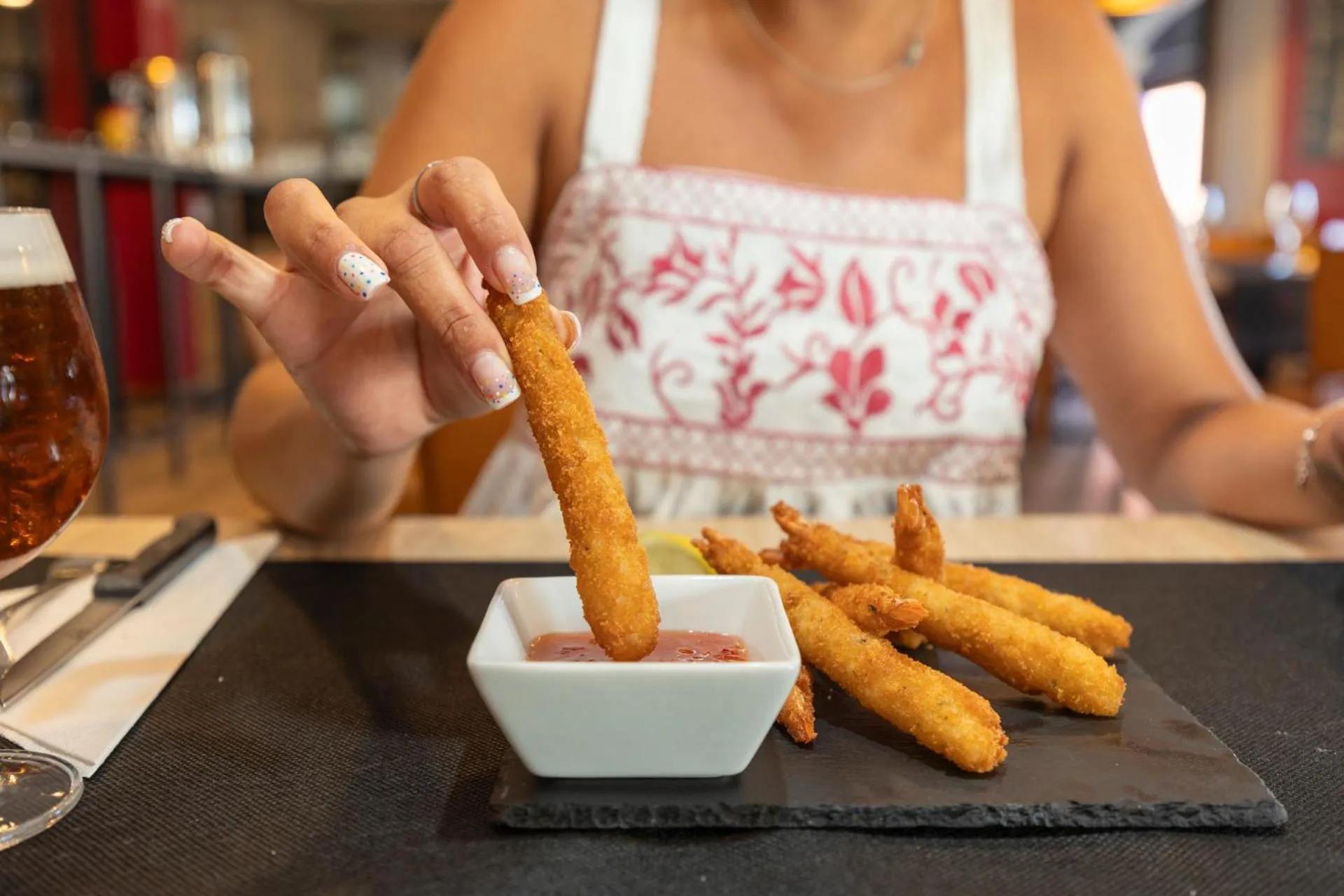 Food and drinks in Hotel Restaurante Isape GBC