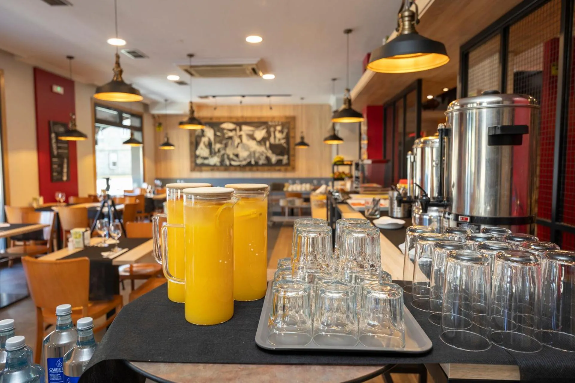 Buffet breakfast in Hotel Restaurante Isape GBC