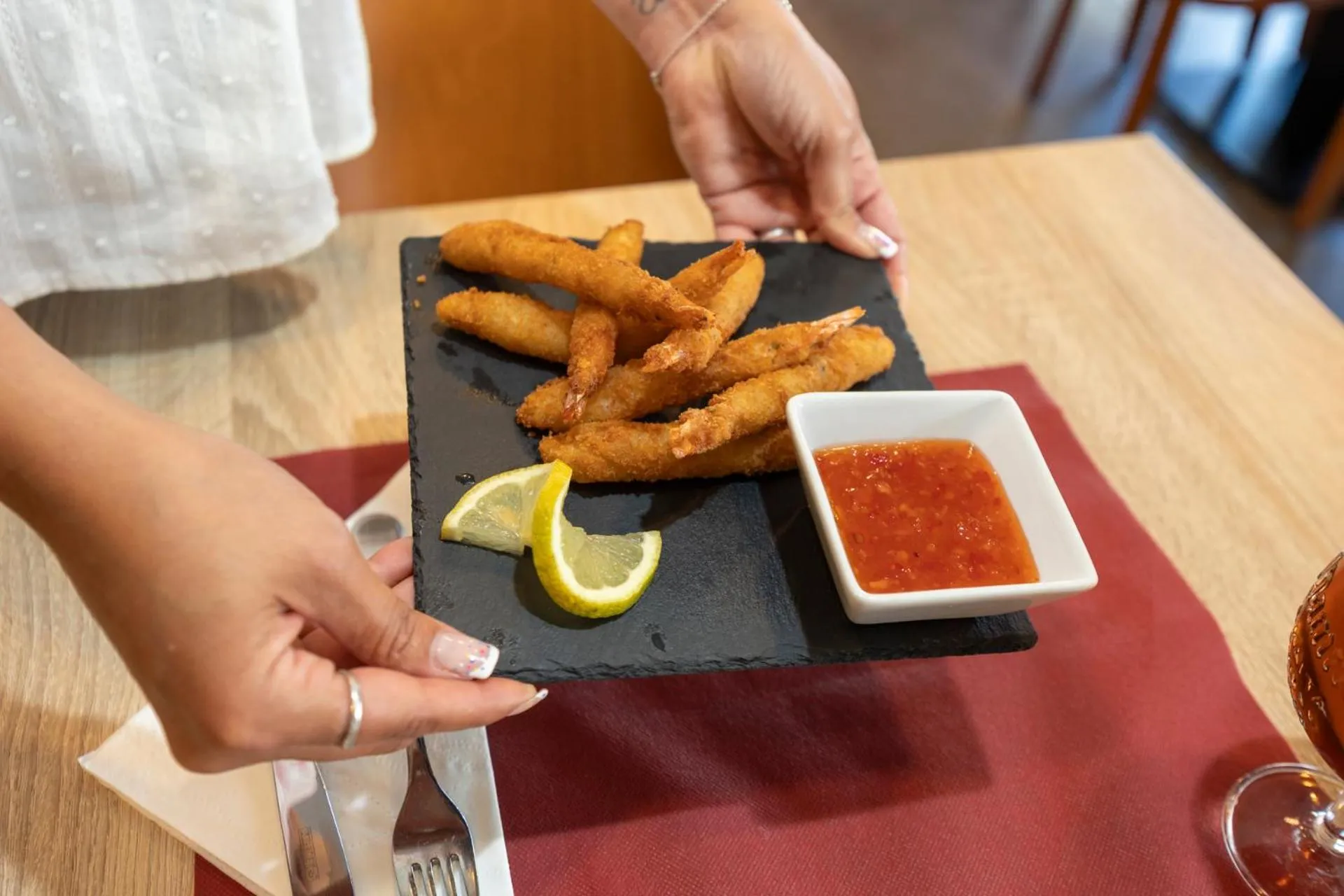 Food and drinks in Hotel Restaurante Isape GBC