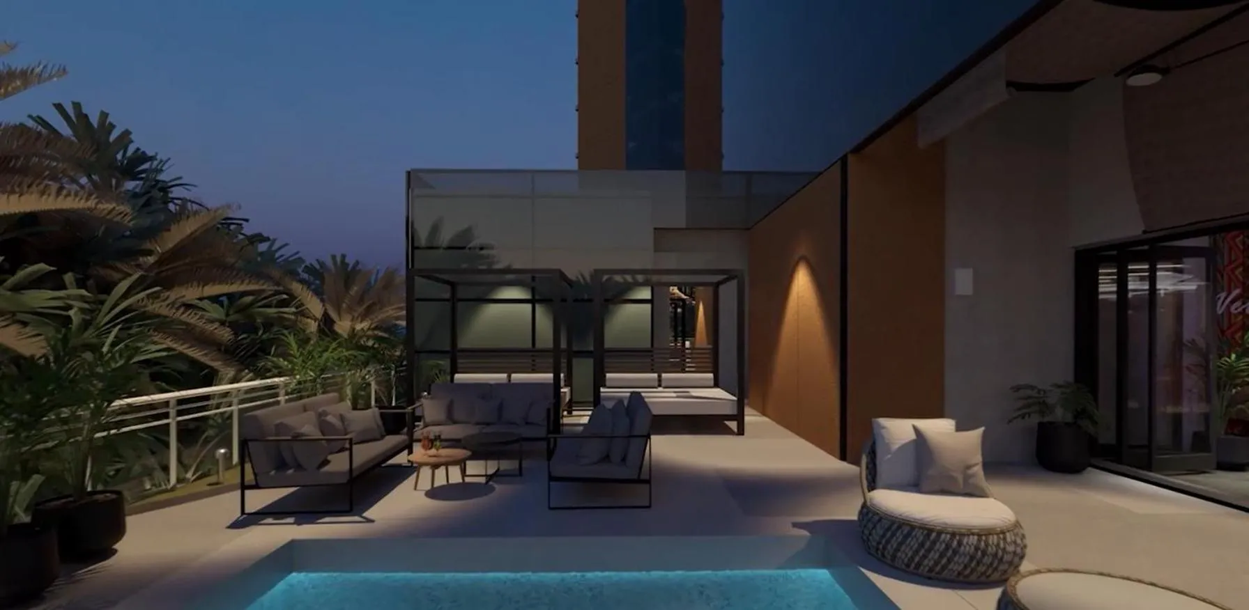 Swimming pool in Onomo Allure Abuja AATC Hotel