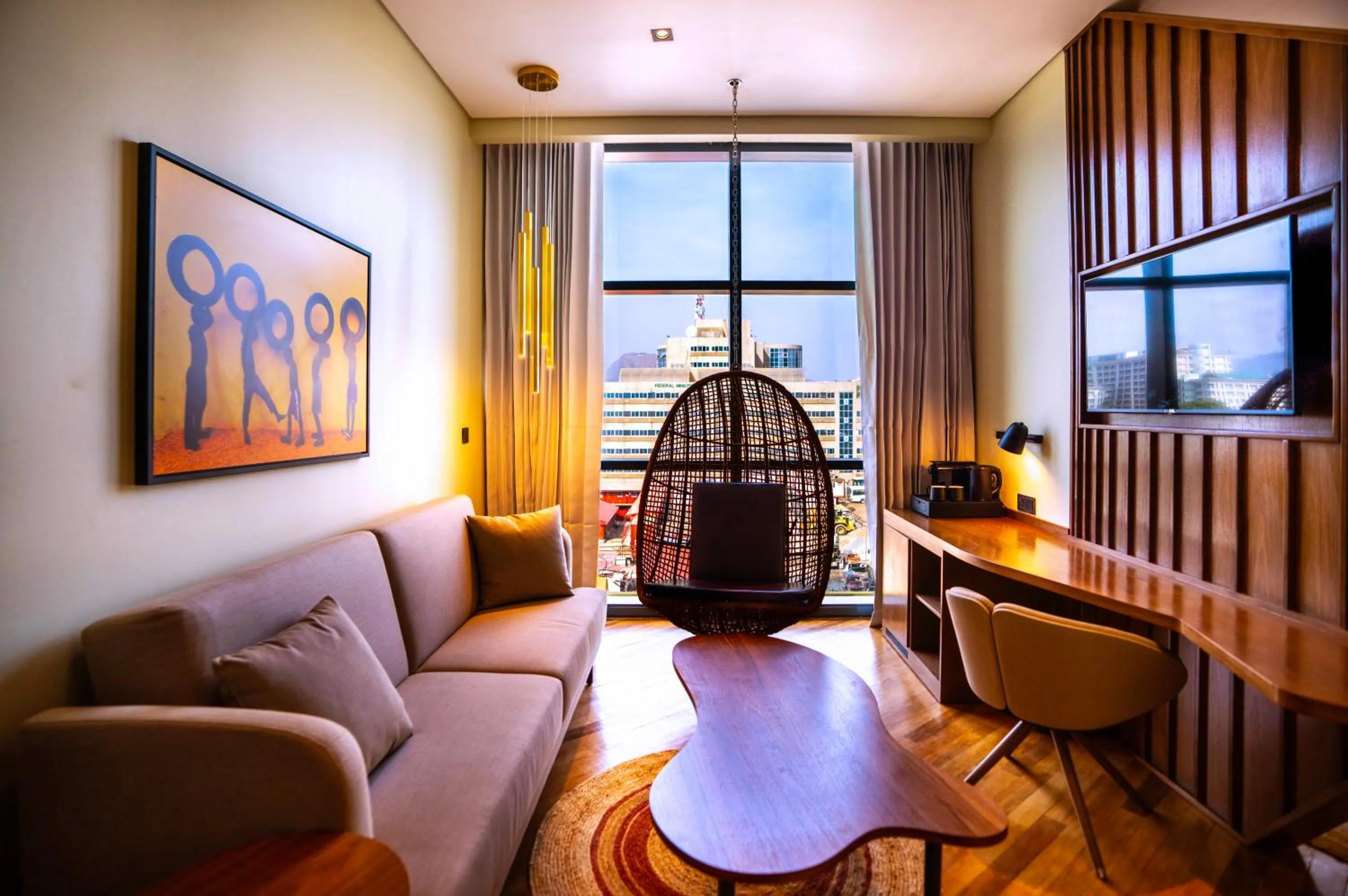 TV and multimedia in Onomo Allure Abuja AATC Hotel