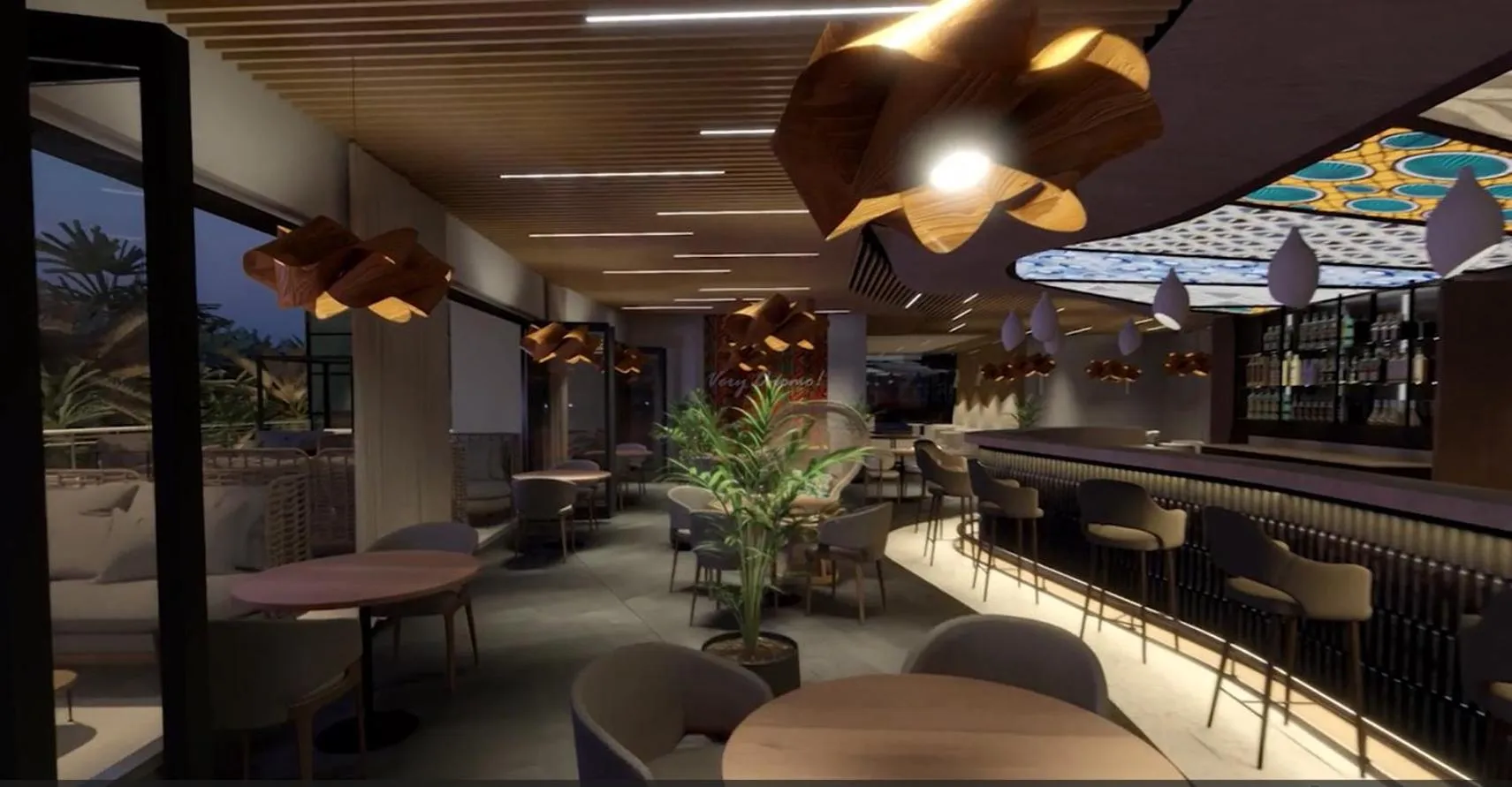 Restaurant/places to eat in Onomo Allure Abuja AATC Hotel