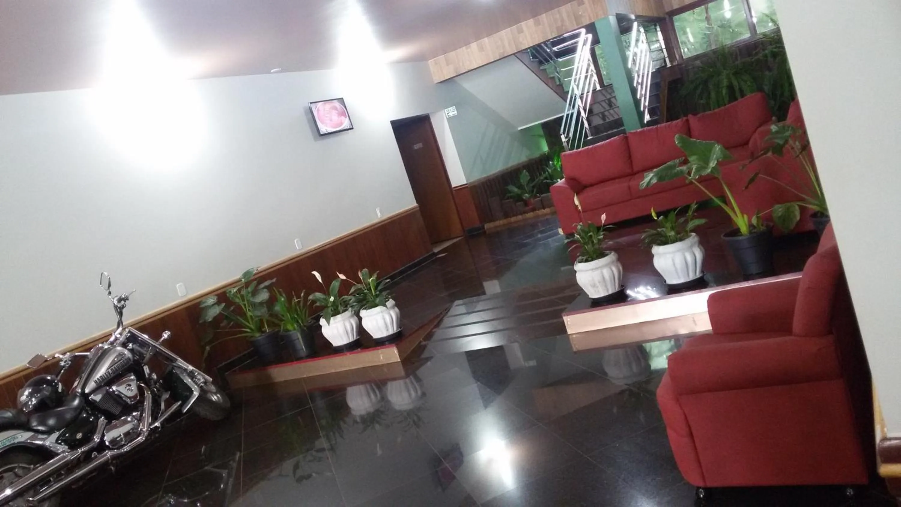 Communal lounge/ TV room in Acapu Hotel