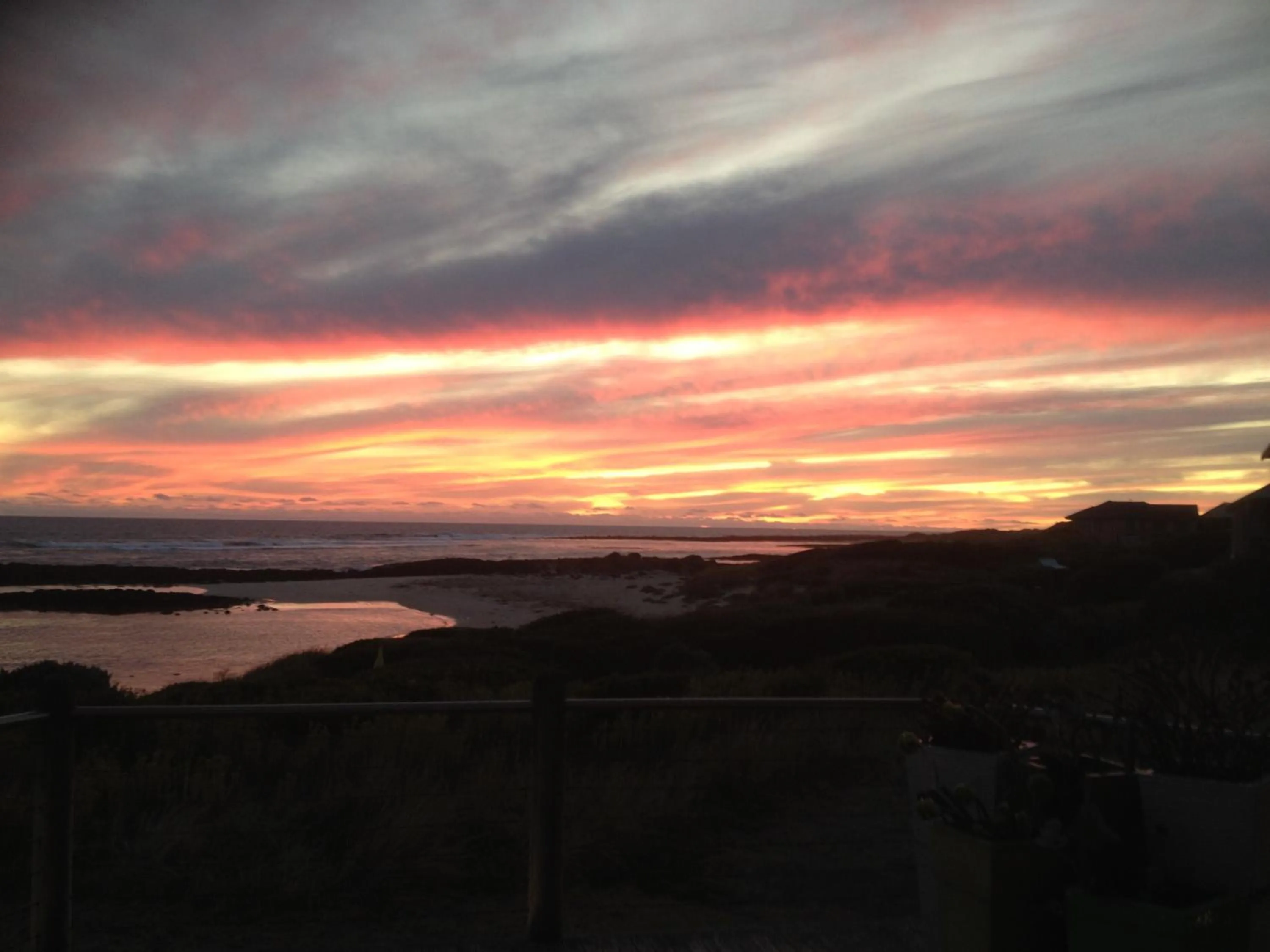 Sunset in Wytonia Beachfront Accommodation