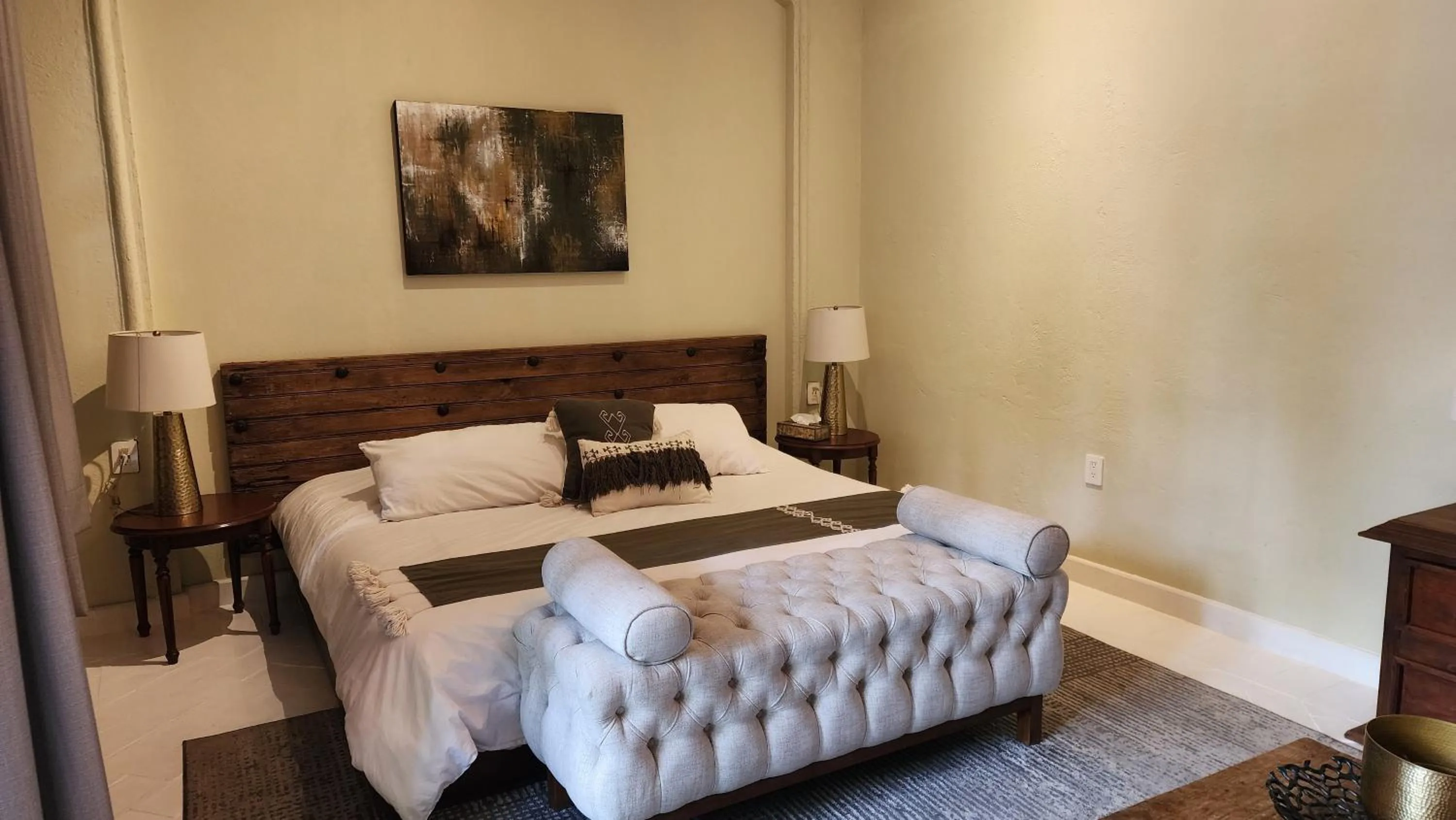 Bed in Mansion San Miguel