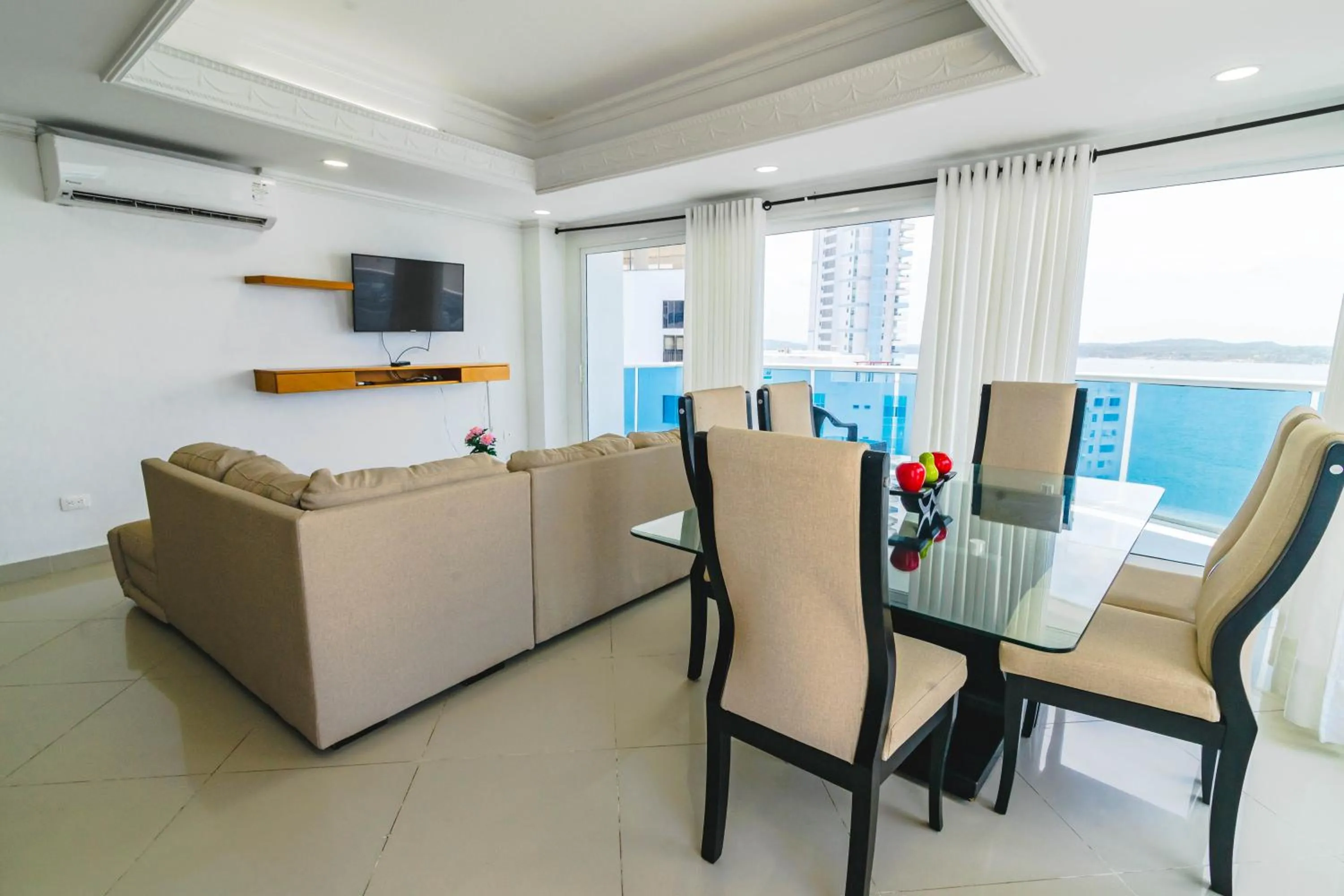 Living room in Apartamento Unik Cartagena Edificio Poseidón