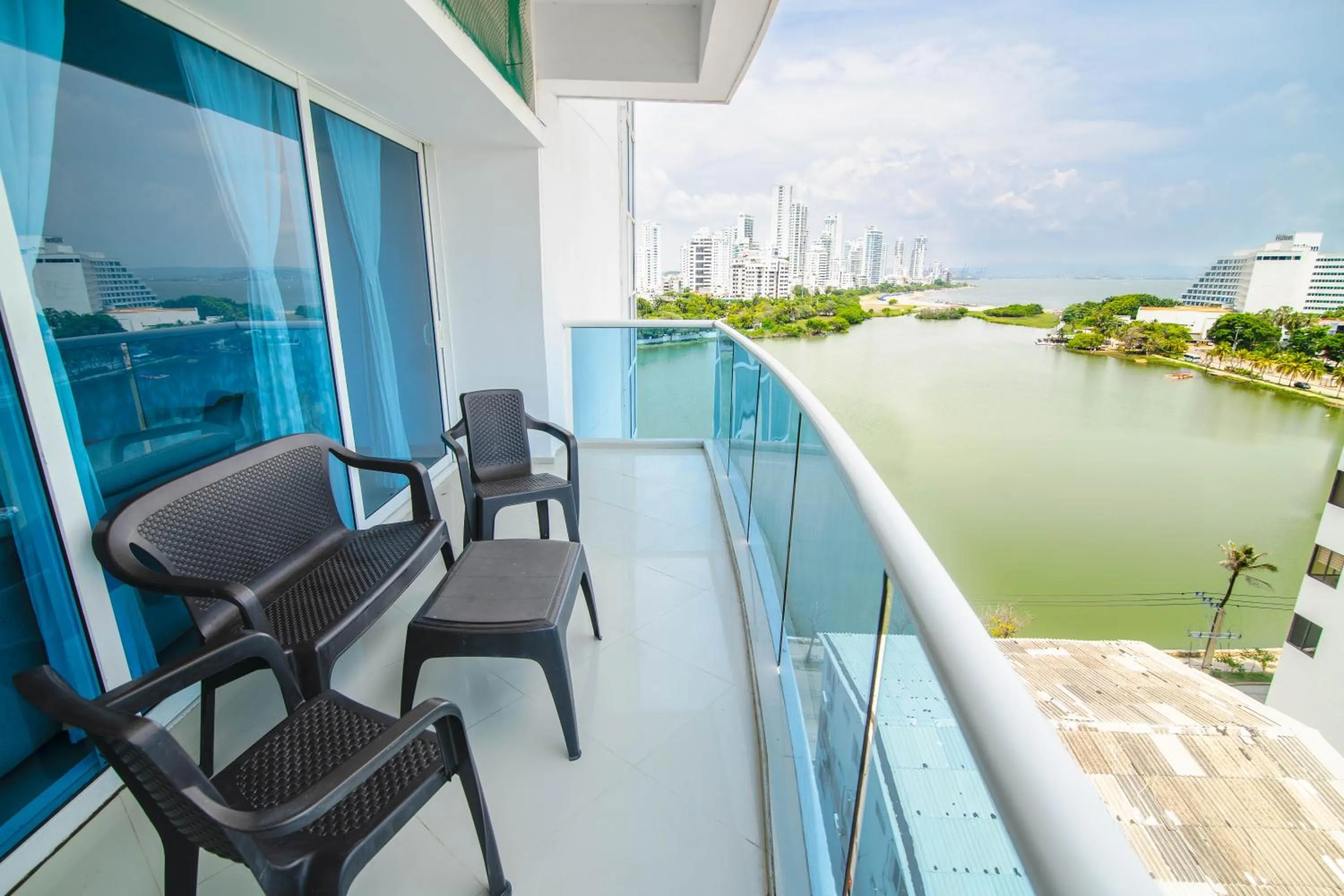 Balcony/Terrace in Apartamento Unik Cartagena Edificio Poseidón