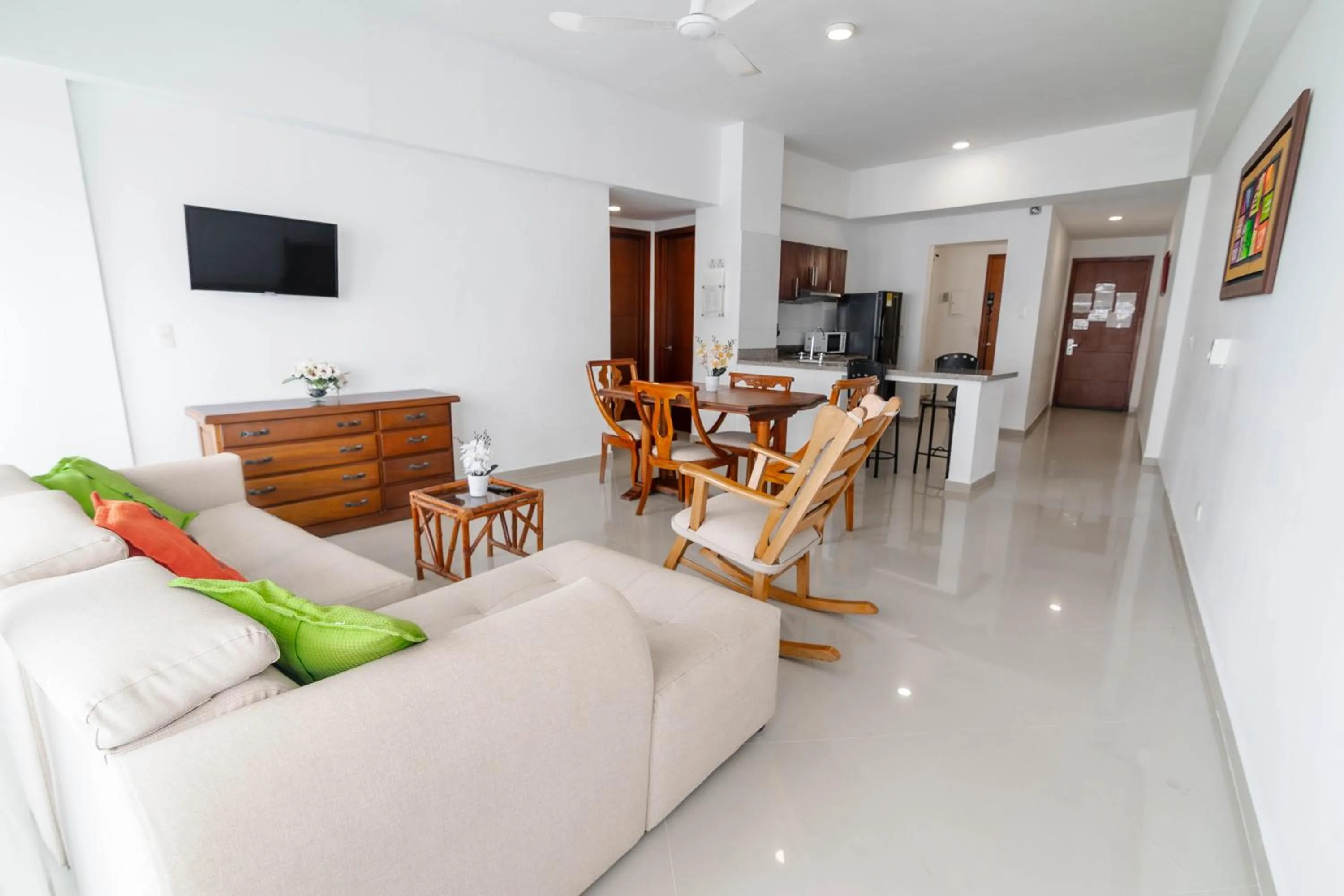 Living room in Apartamento Unik Cartagena Edificio Poseidón
