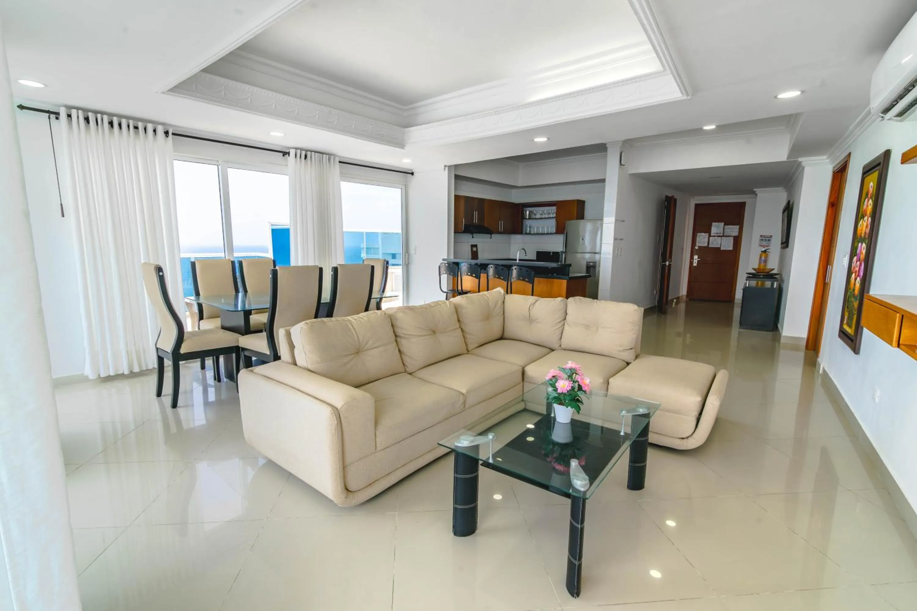 Living room in Apartamento Unik Cartagena Edificio Poseidón