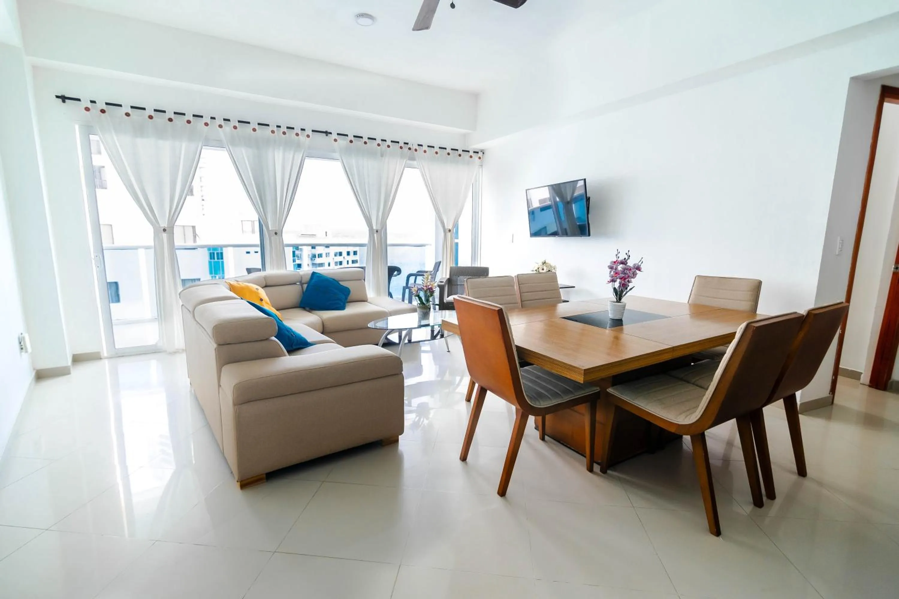 Living room in Apartamento Unik Cartagena Edificio Poseidón