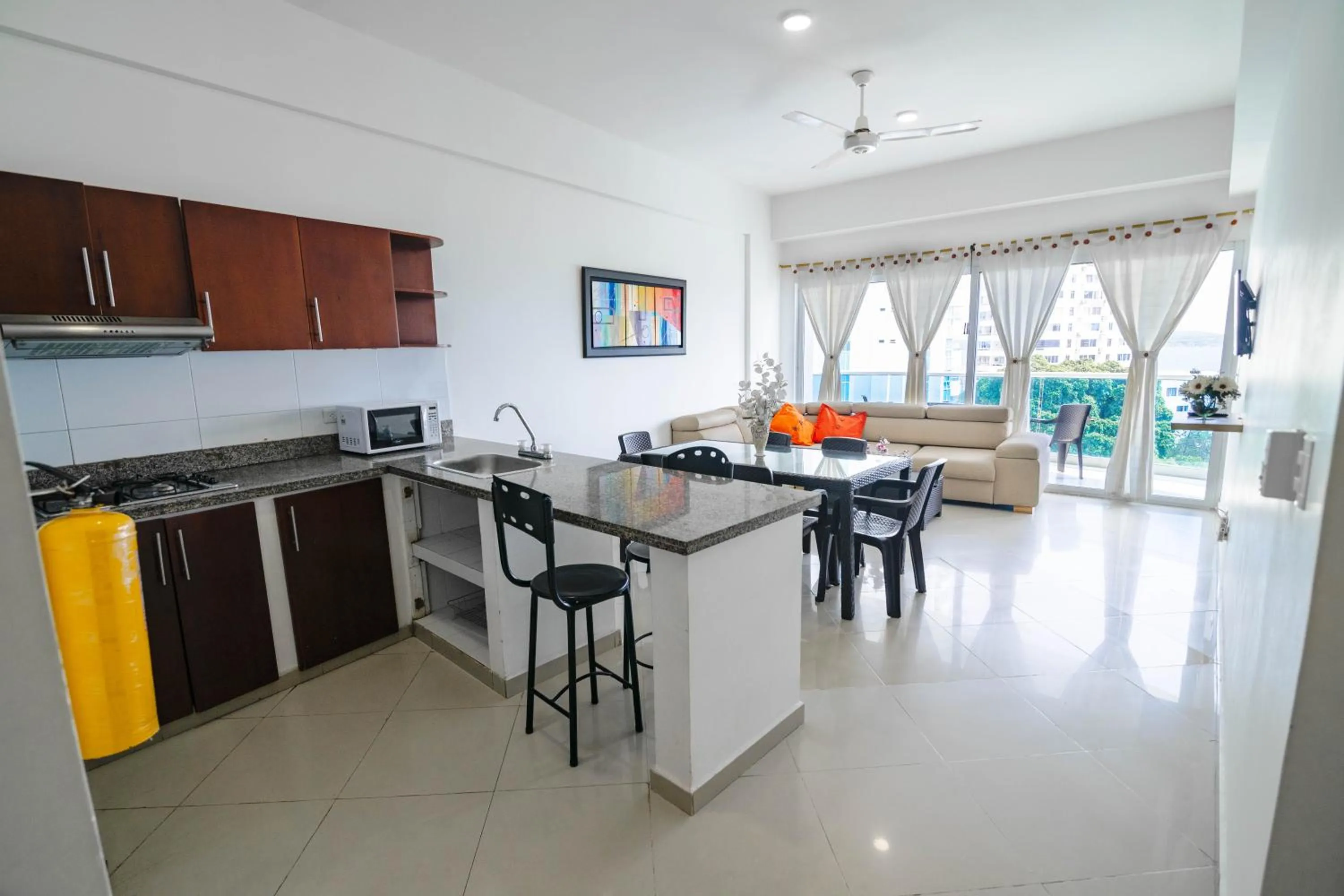 Living room in Apartamento Unik Cartagena Edificio Poseidón