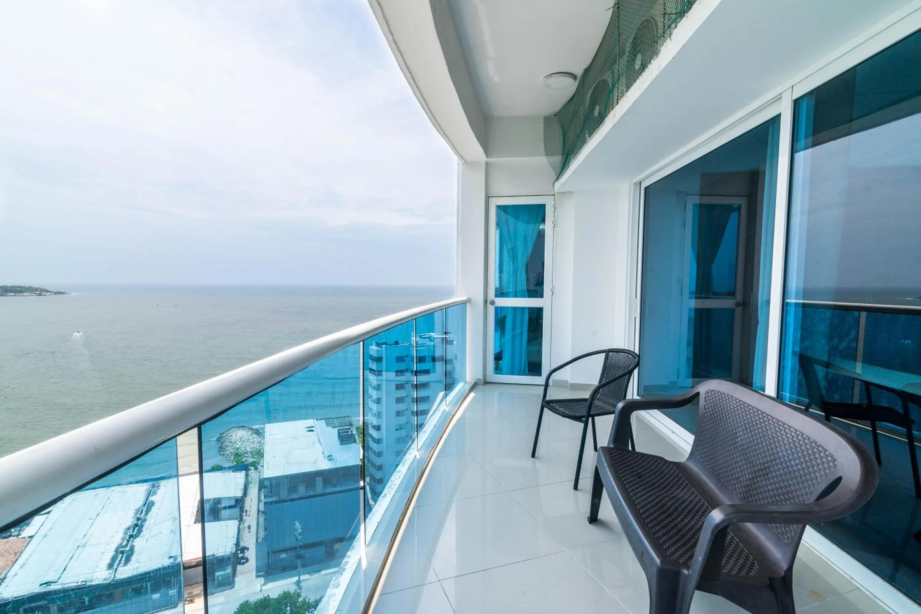 Balcony/Terrace in Apartamento Unik Cartagena Edificio Poseidón