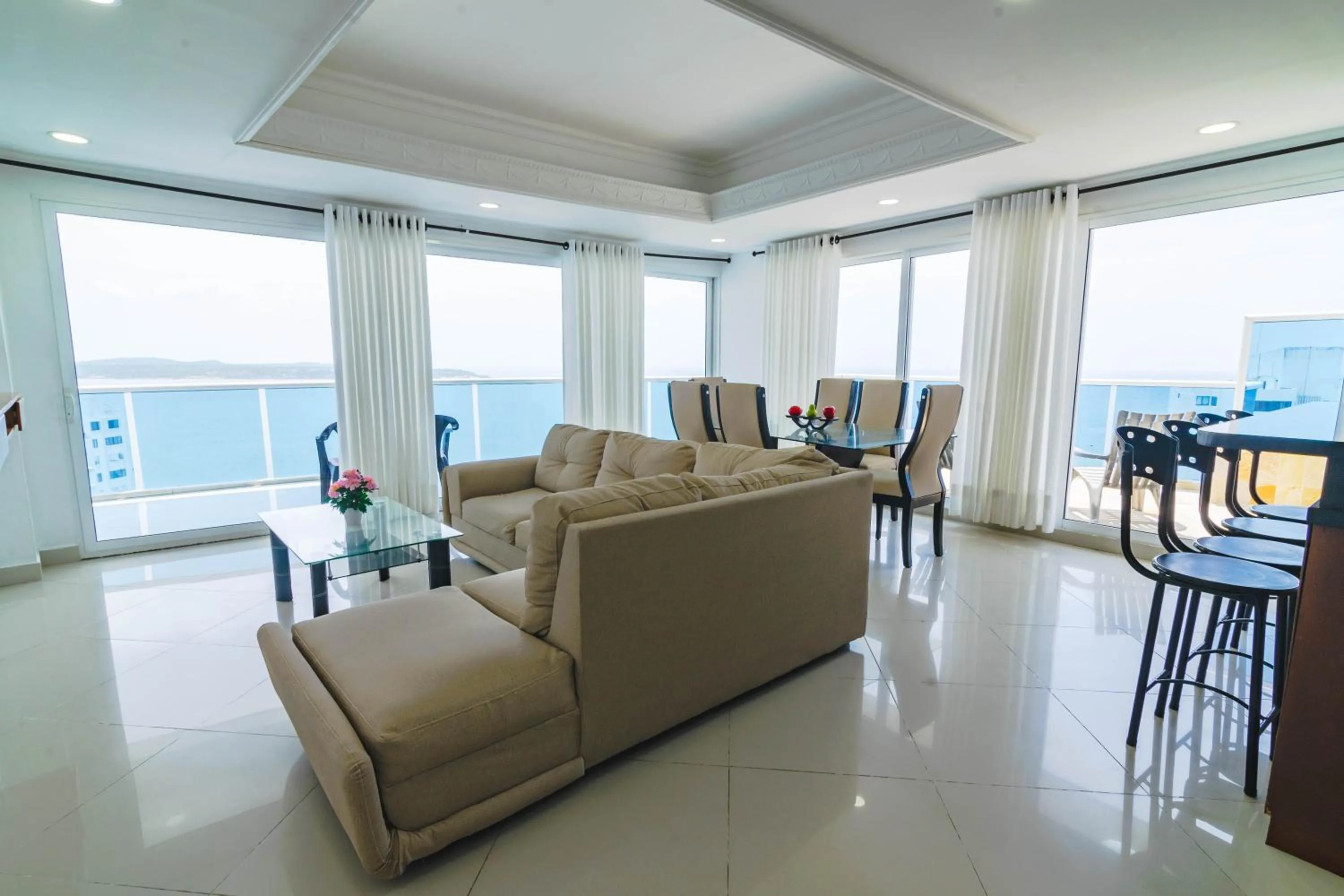 Living room in Apartamento Unik Cartagena Edificio Poseidón