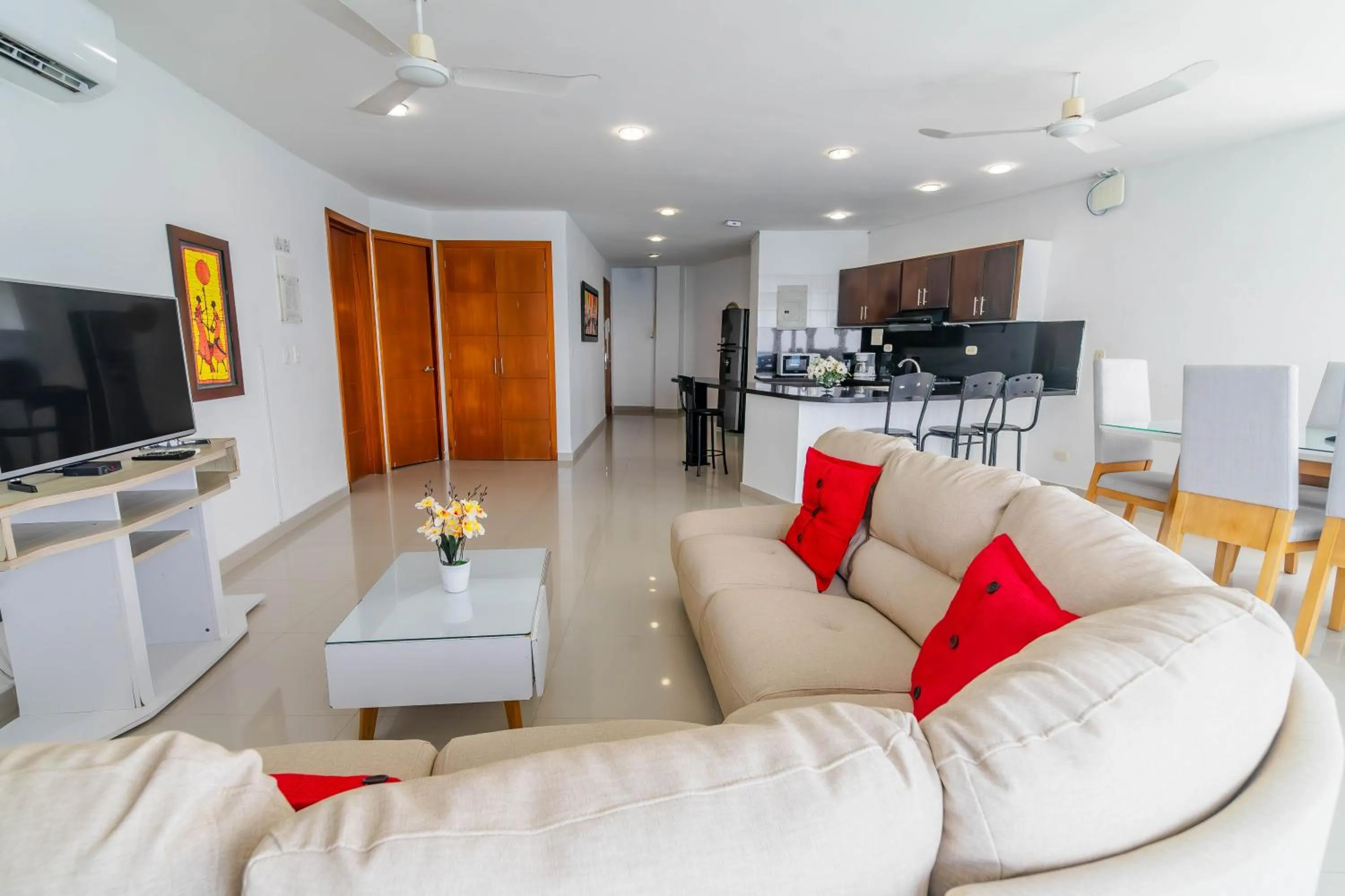Living room in Apartamento Unik Cartagena Edificio Poseidón