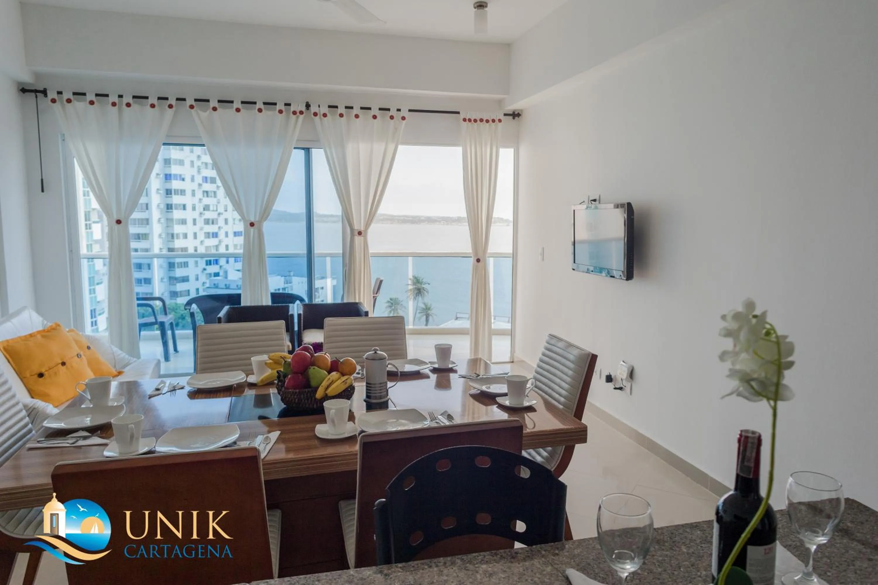 Communal lounge/ TV room in Apartamento Unik Cartagena Edificio Poseidón