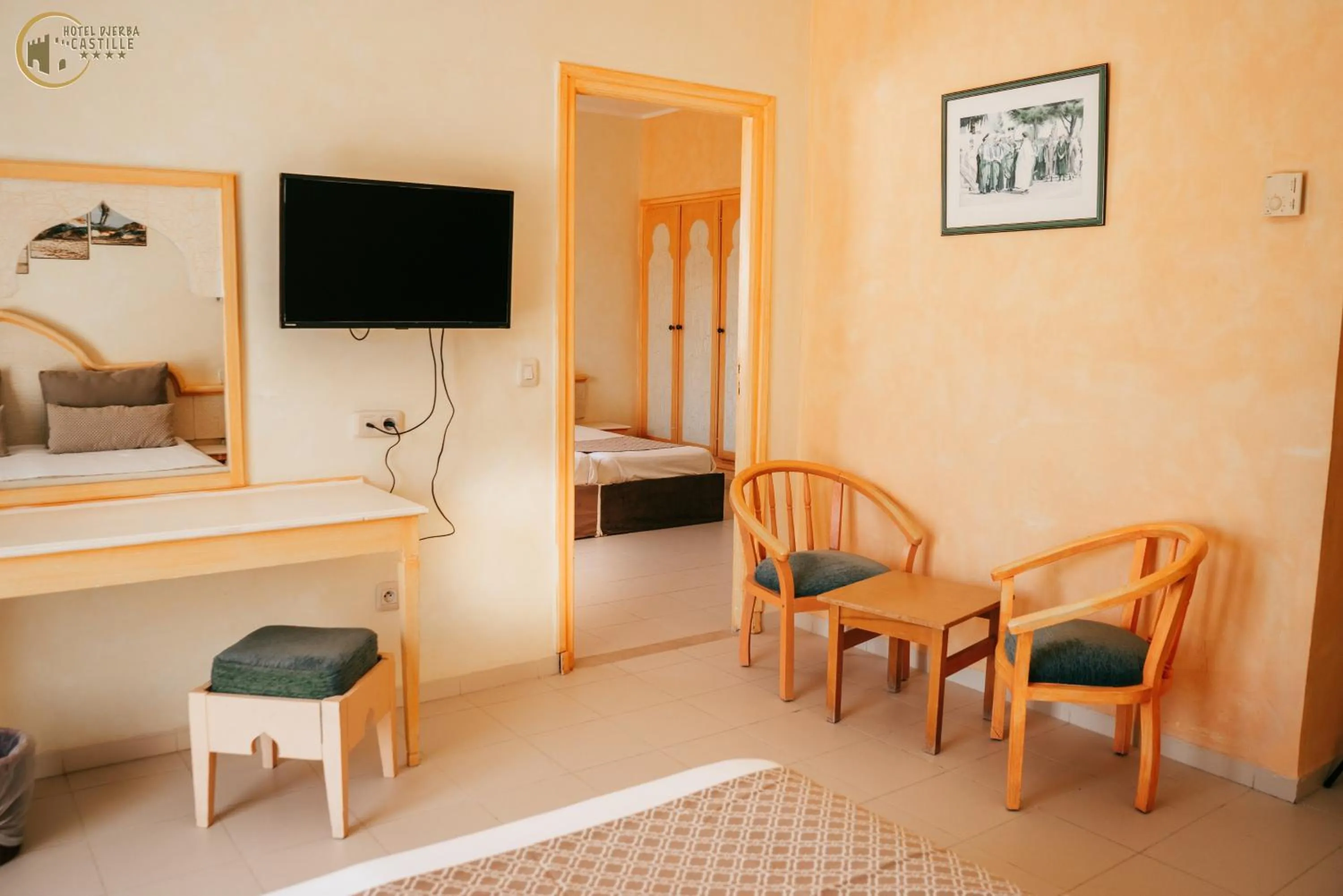 Bedroom, Bed in Djerba Castille- Couples and Families