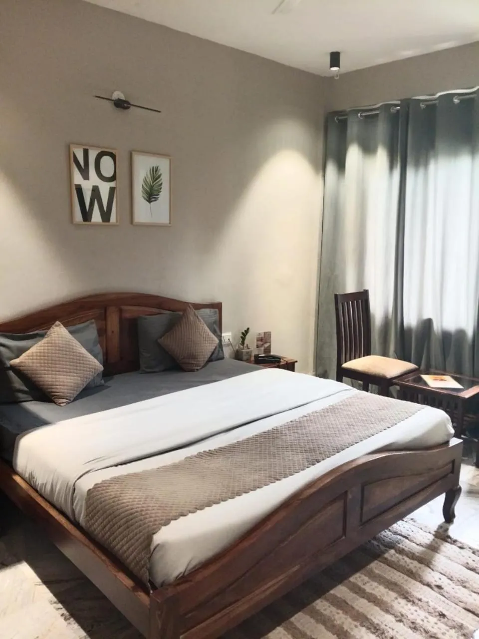 Photo of the whole room, Bed in J Startup House - Coliving & Coworking, Jaipur - C Scheme