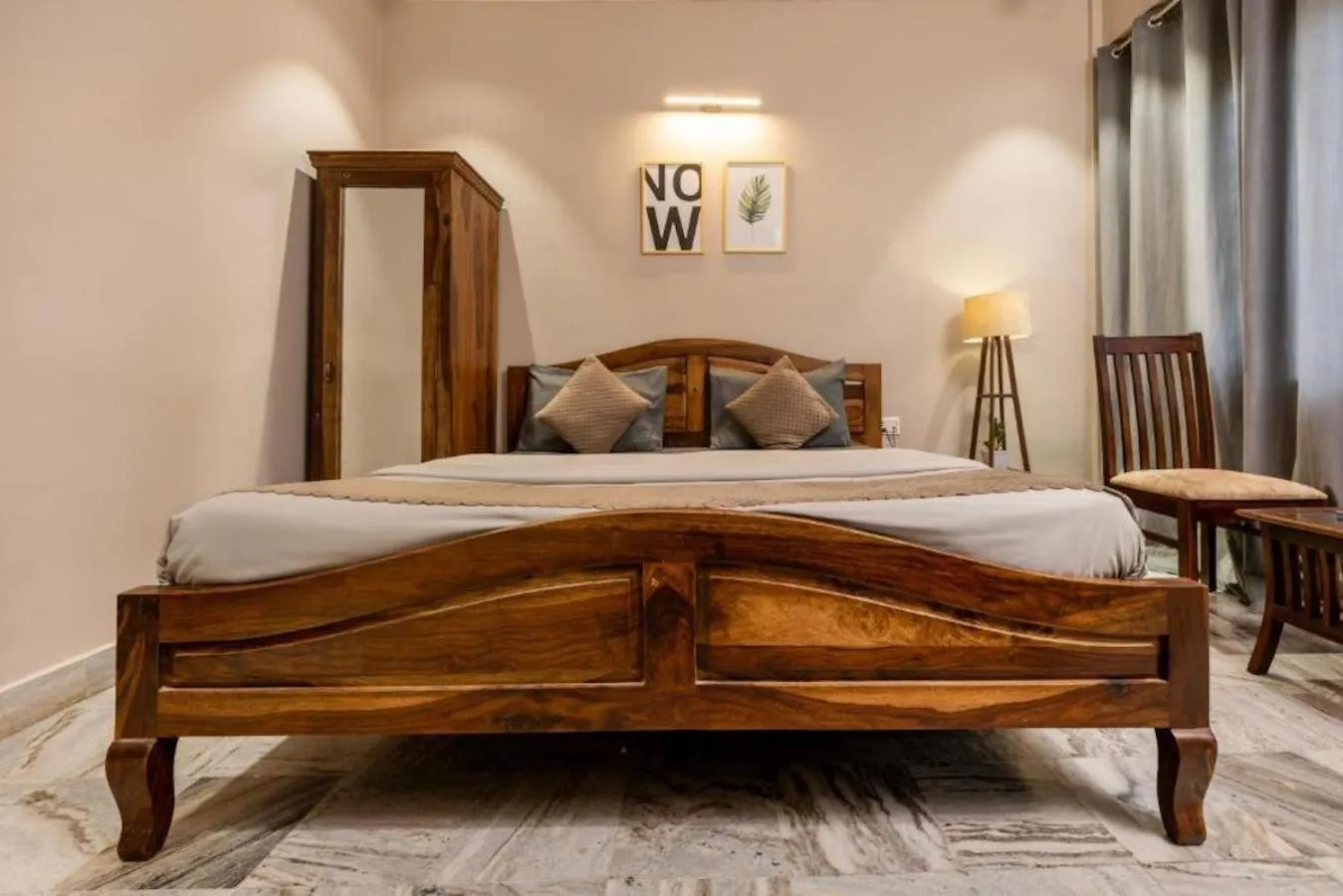 Bedroom, Bed in J Startup House - Coliving & Coworking, Jaipur - C Scheme