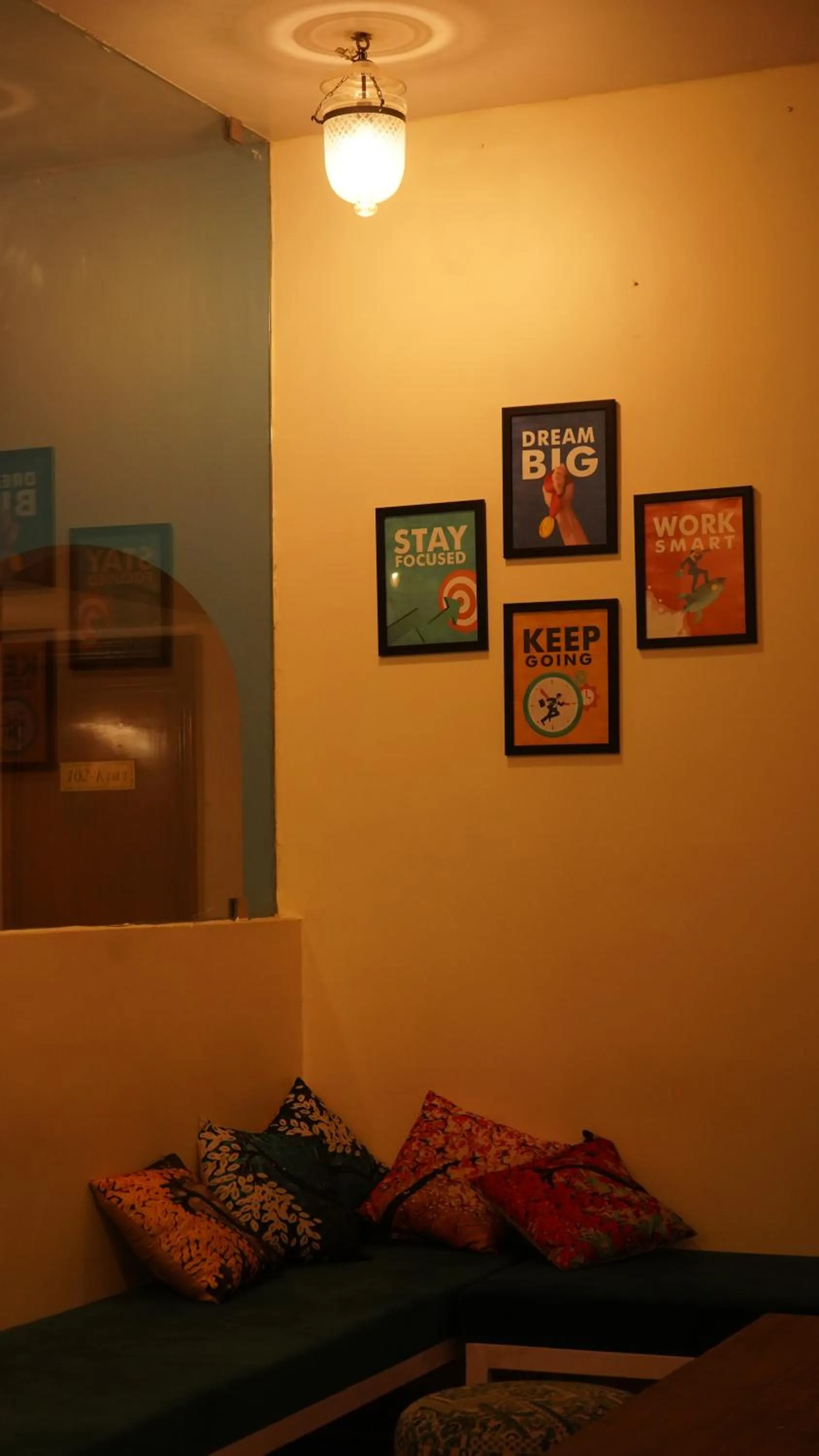 Seating area in J Startup House - Coliving & Coworking, Jaipur - C Scheme