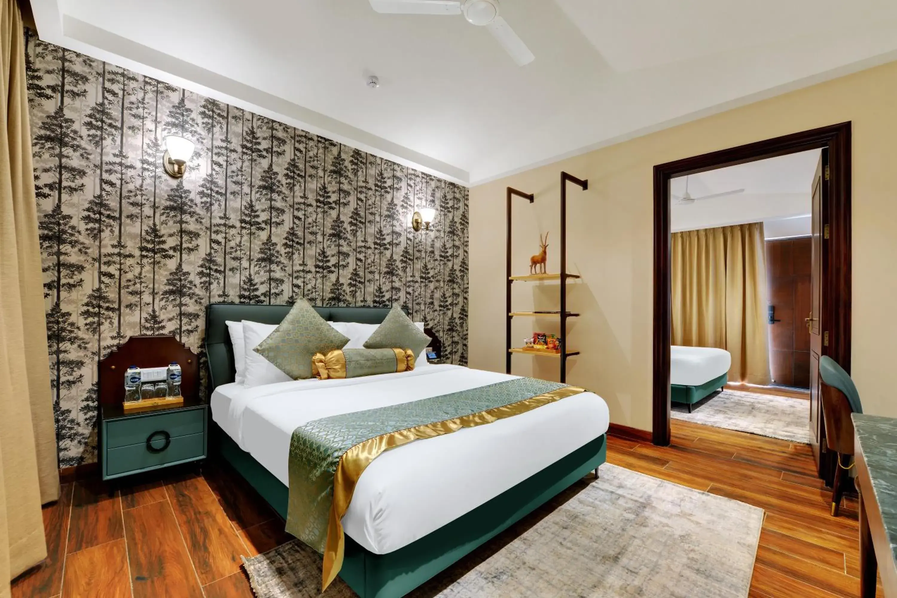 Winter Green Room in Debu's The Fern Resort & Spa, Jim Corbett, Series by Marriott Winter Green Room in Debu's The Fern Resort & Spa, Jim Corbett, Series by Marriott