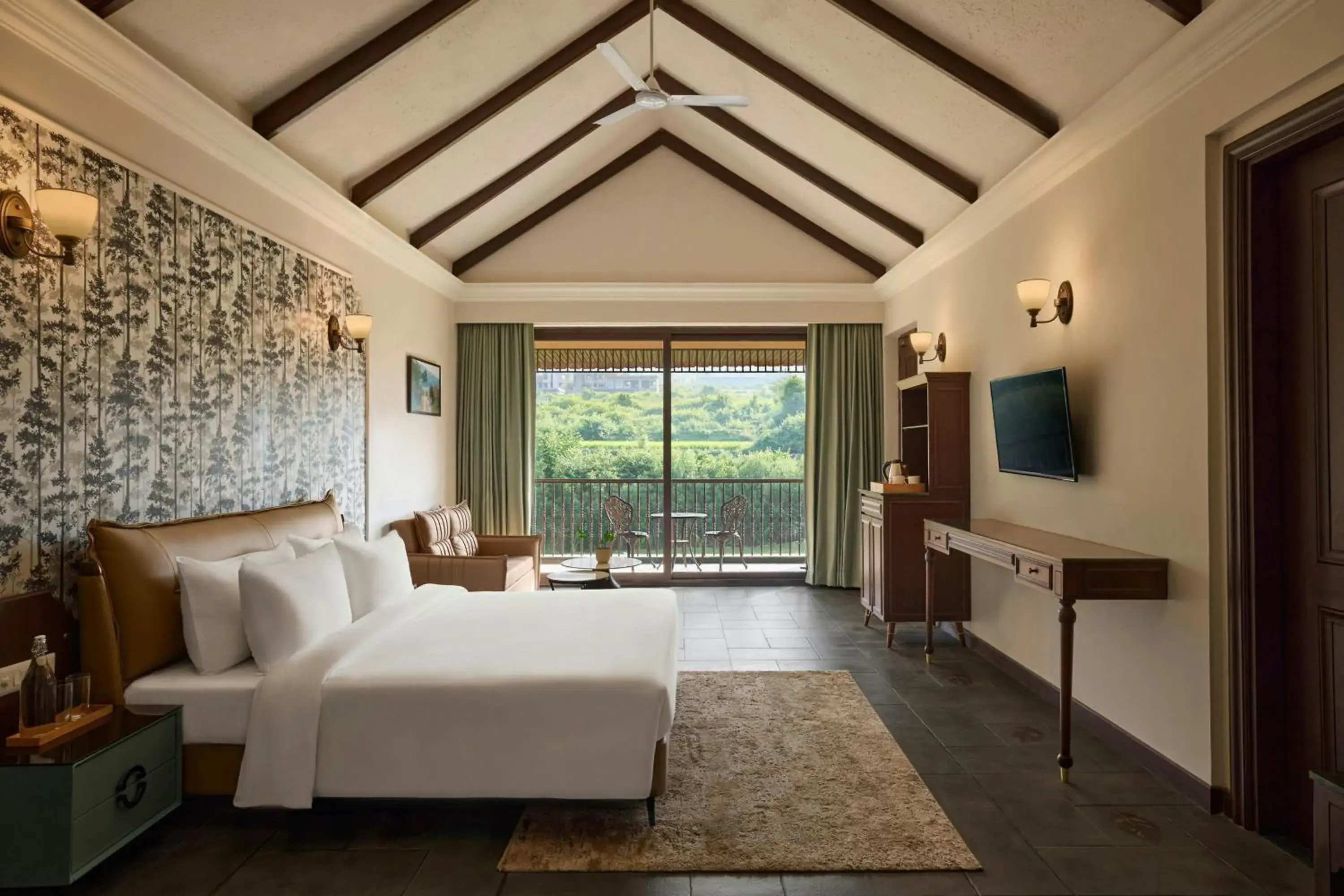 Fern Classic King Room with Mountain View in Debu's The Fern Resort & Spa, Jim Corbett, Series by Marriott Fern Classic King Room with Mountain View in Debu's The Fern Resort & Spa, Jim Corbett, Series by Marriott