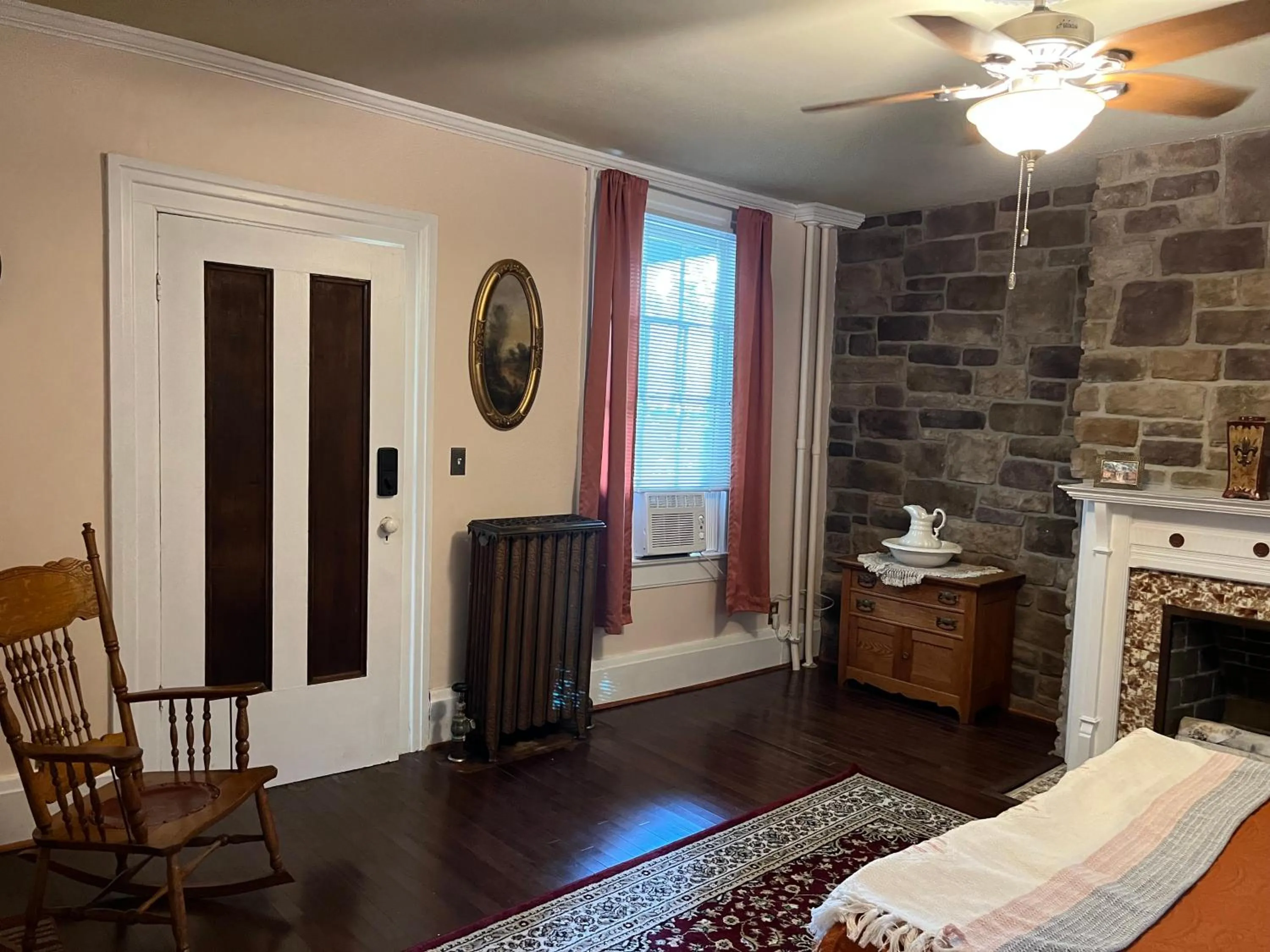 fireplace in Highland Guesthouse
