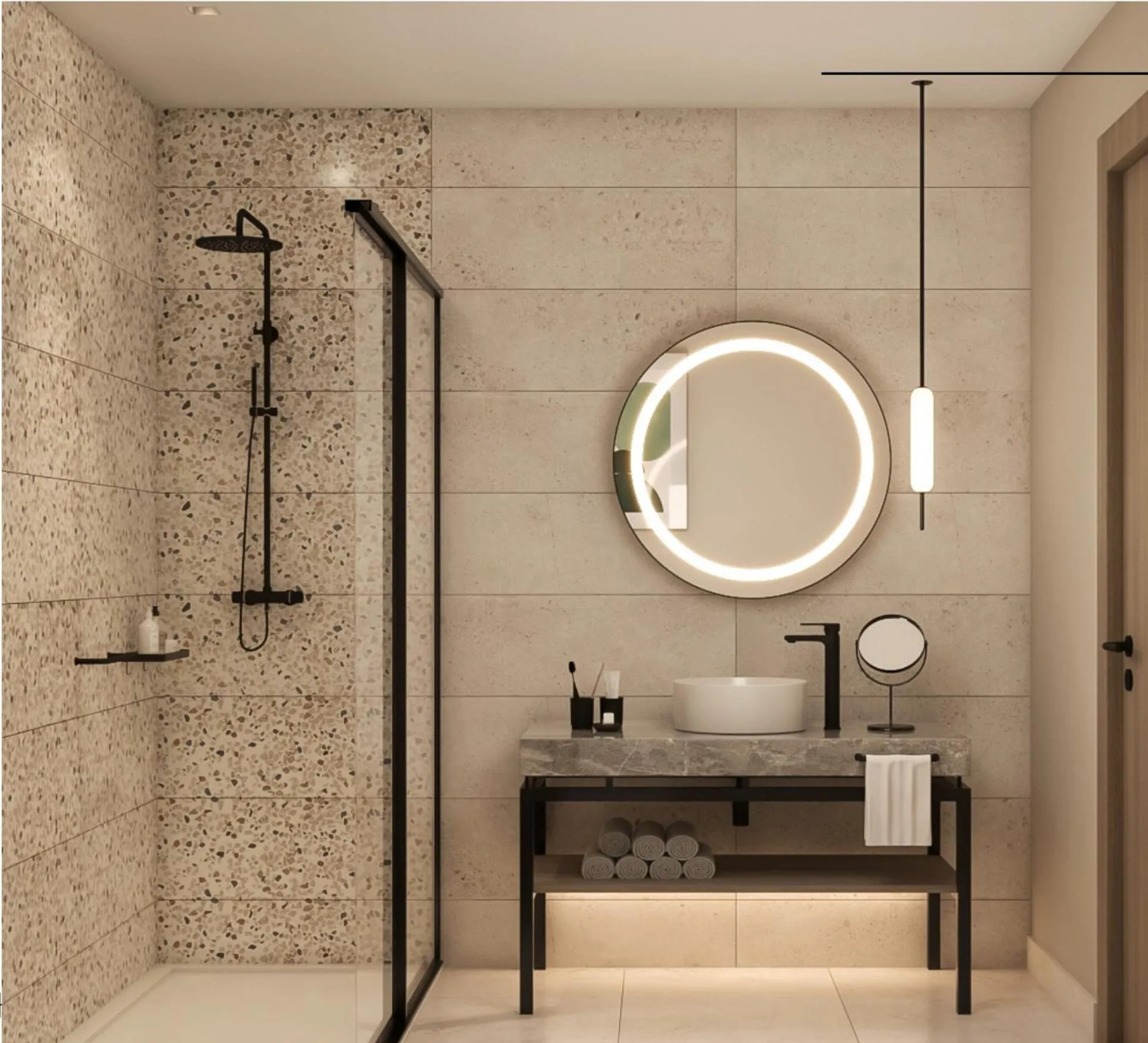 Shower in The Kaktus Somabay