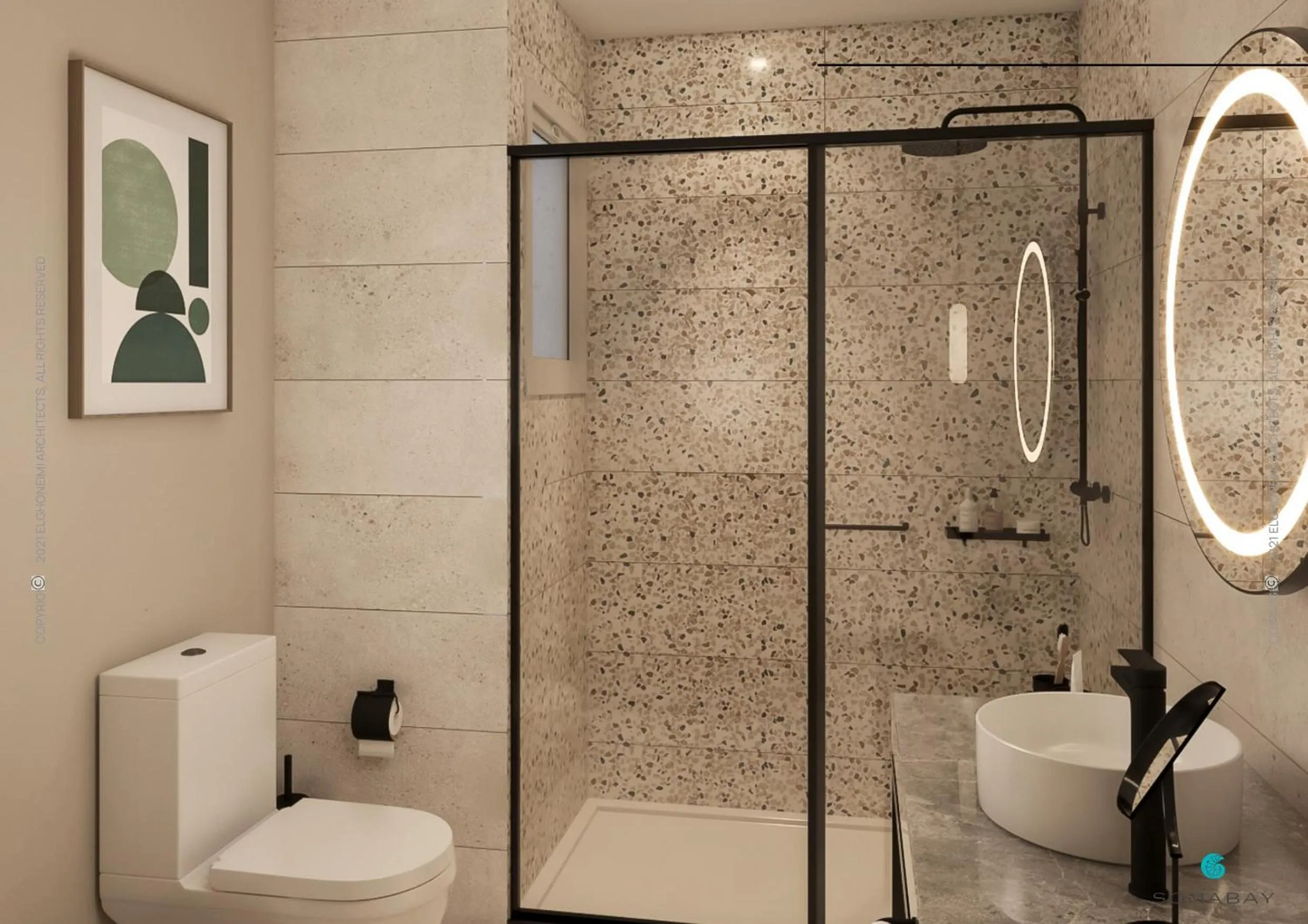 Shower in The Kaktus Somabay