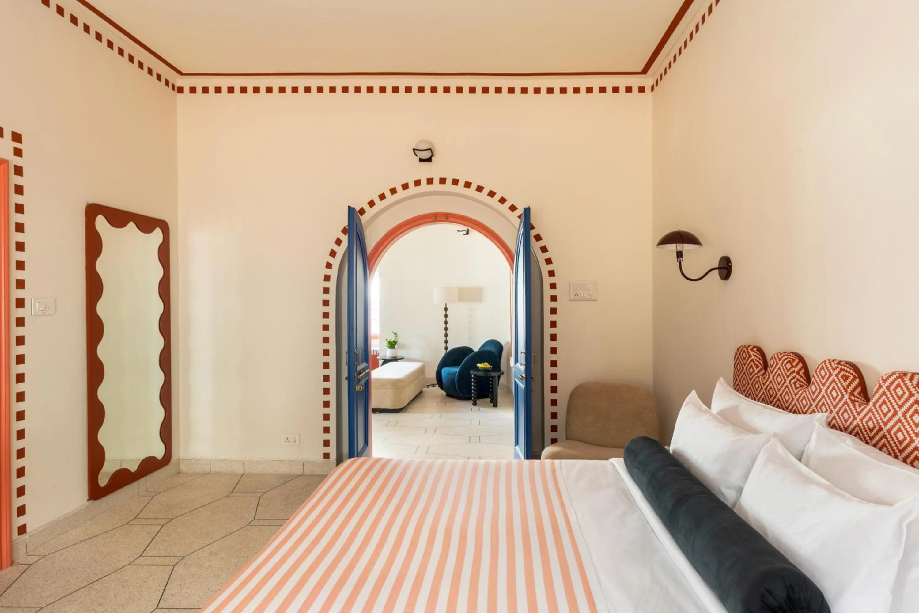 Bed in Namli Haus, Jaipur