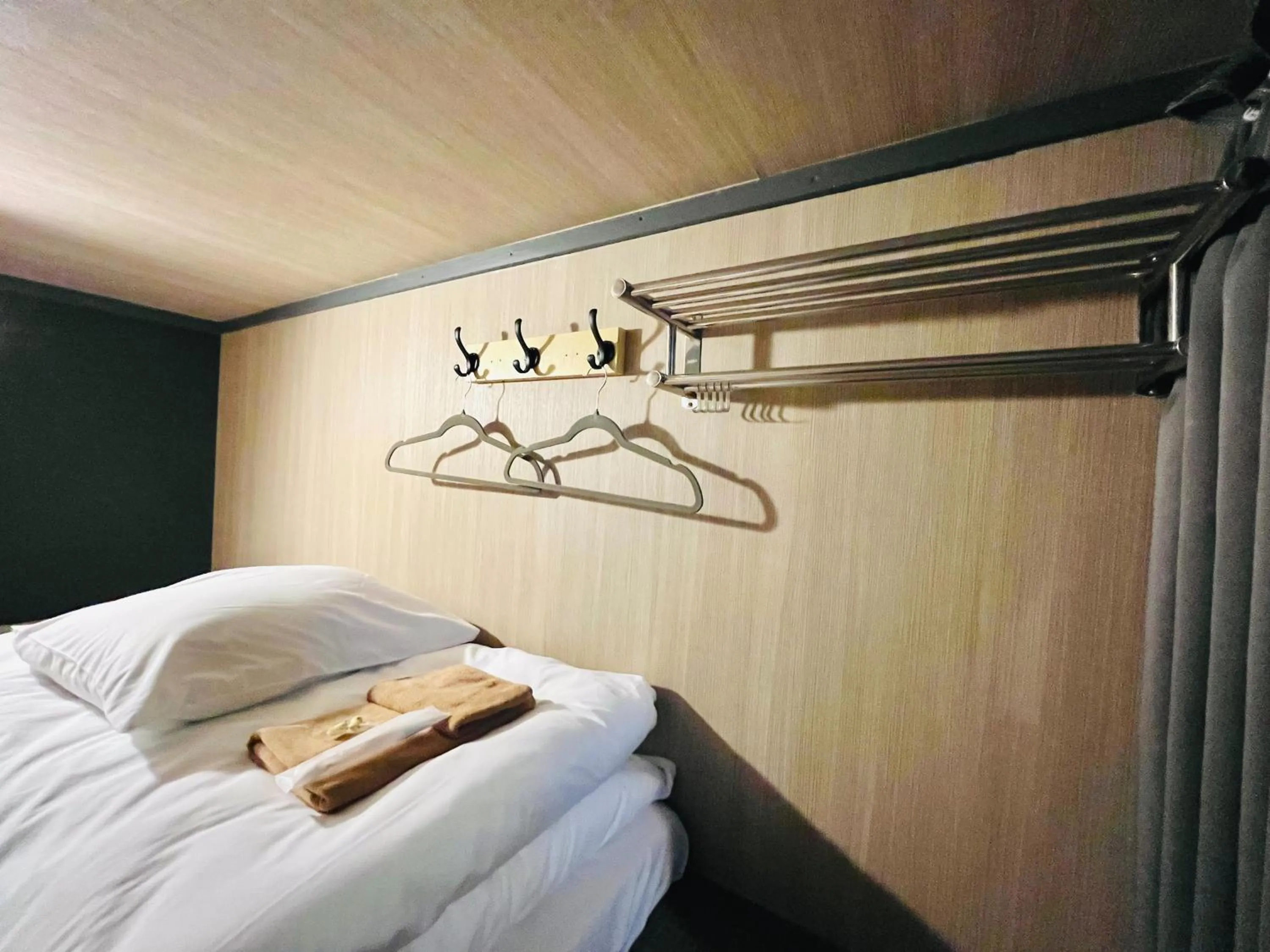 Bed in Hinode Kagurazakaekimae Hotel