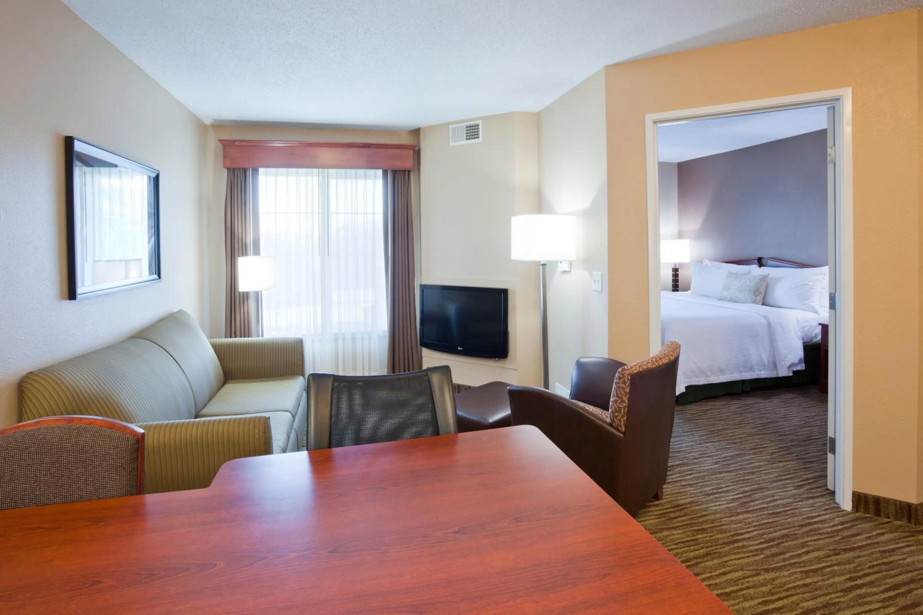 Bed in GrandStay Residential Suites Hotel - Eau Claire