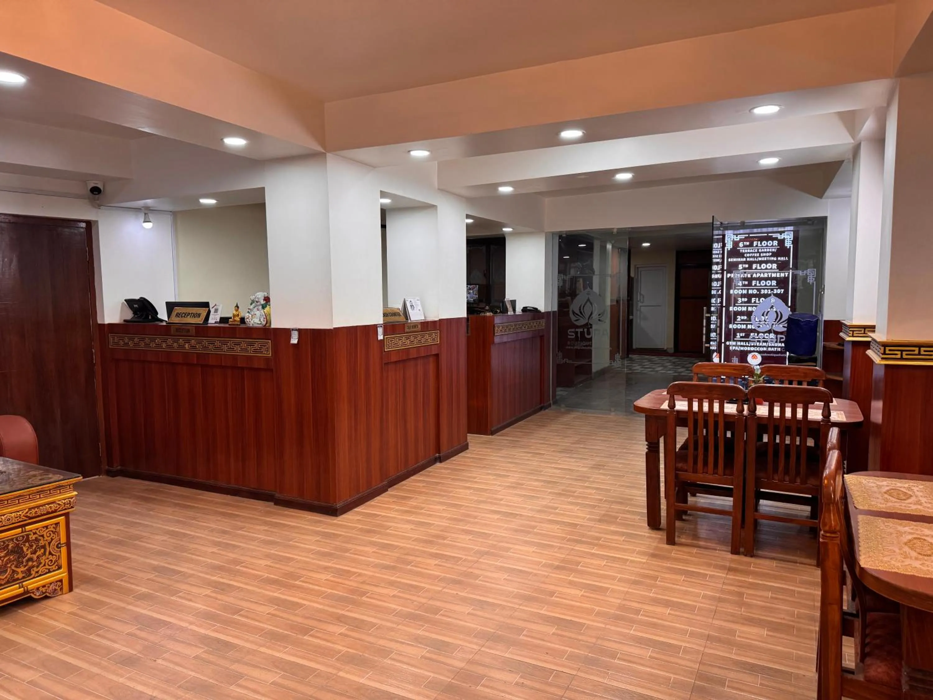 Lobby or reception in Stupa Boutique Hotel
