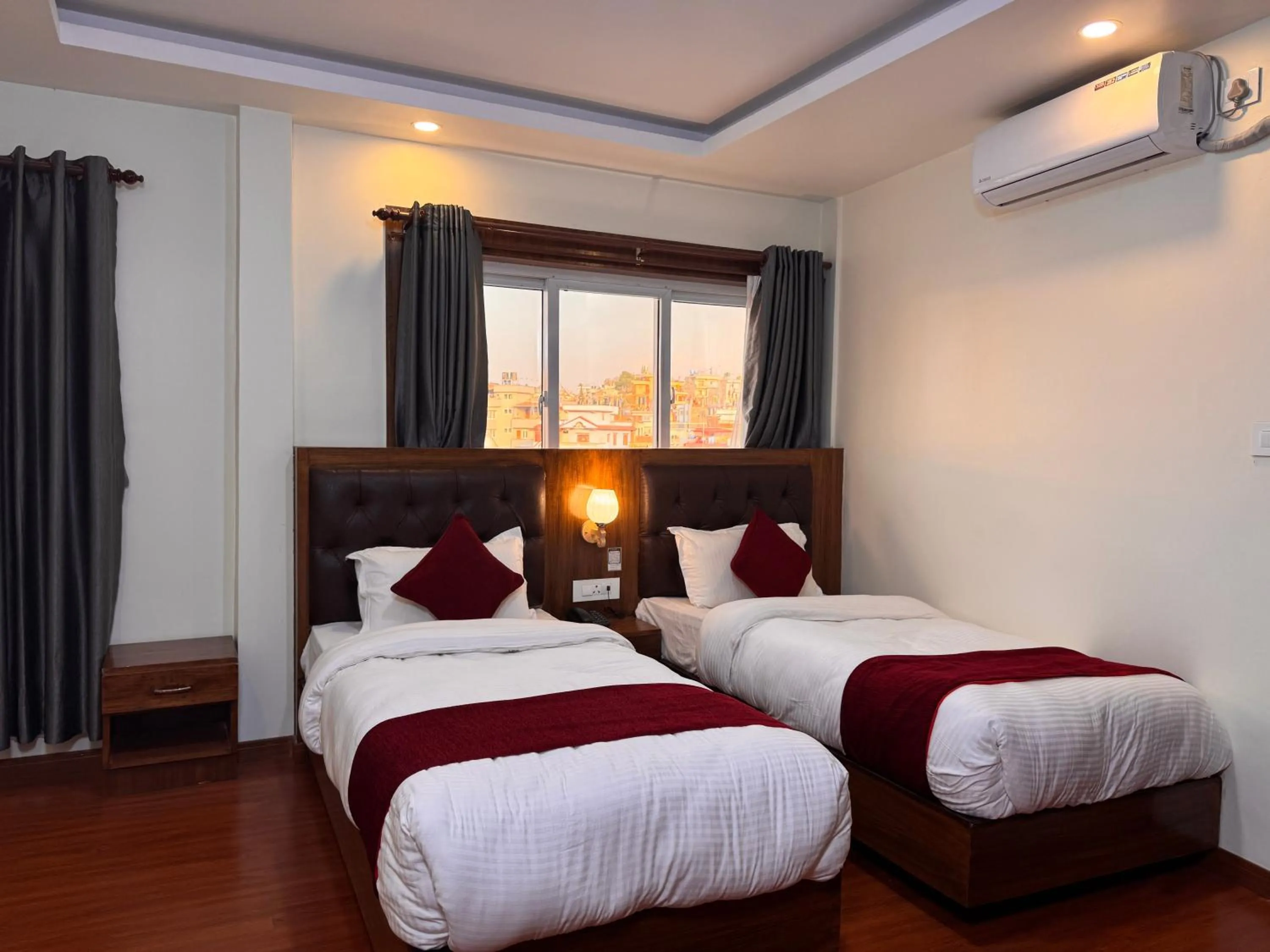 Bed in Stupa Boutique Hotel