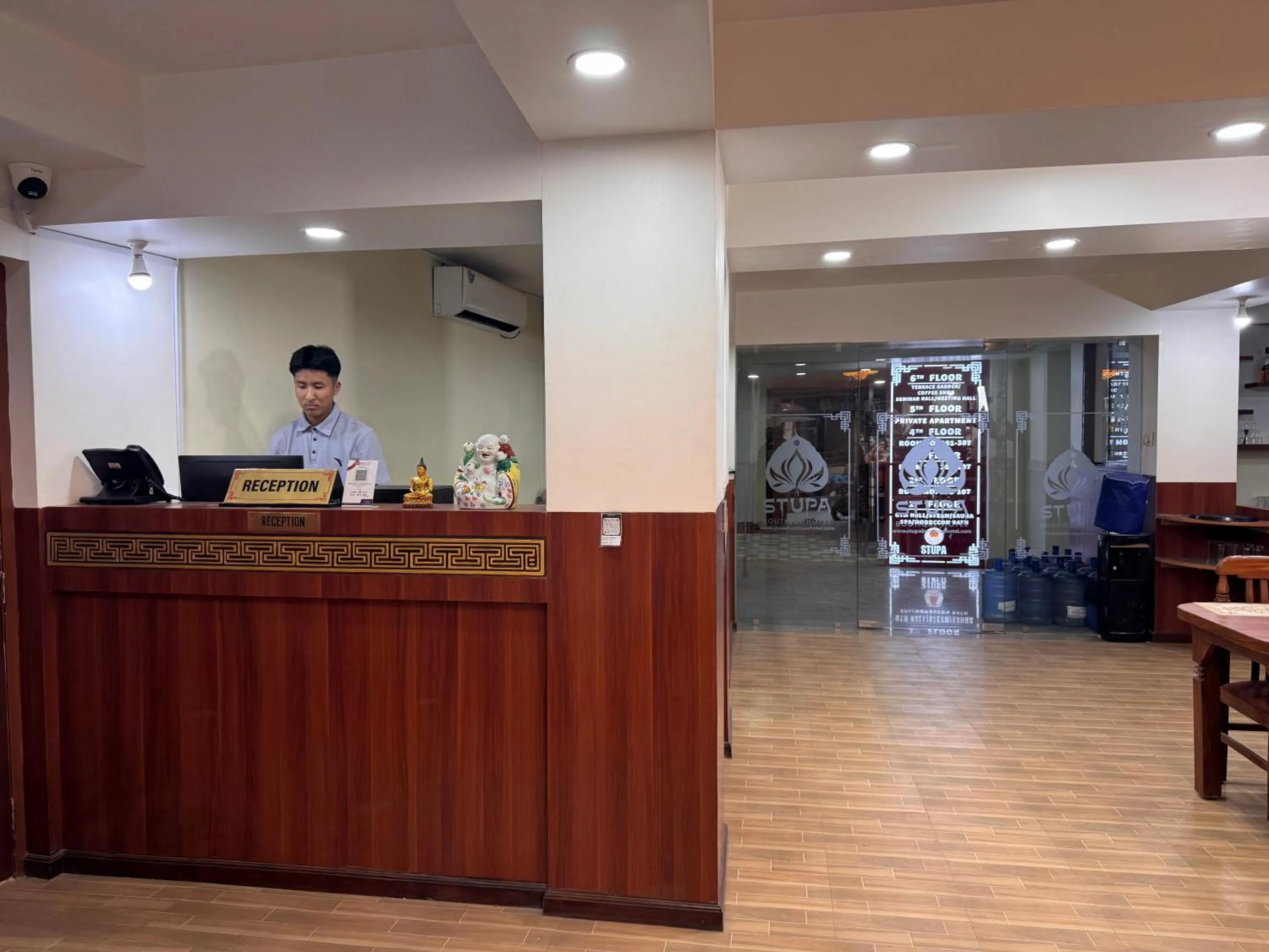 Lobby or reception in Stupa Boutique Hotel